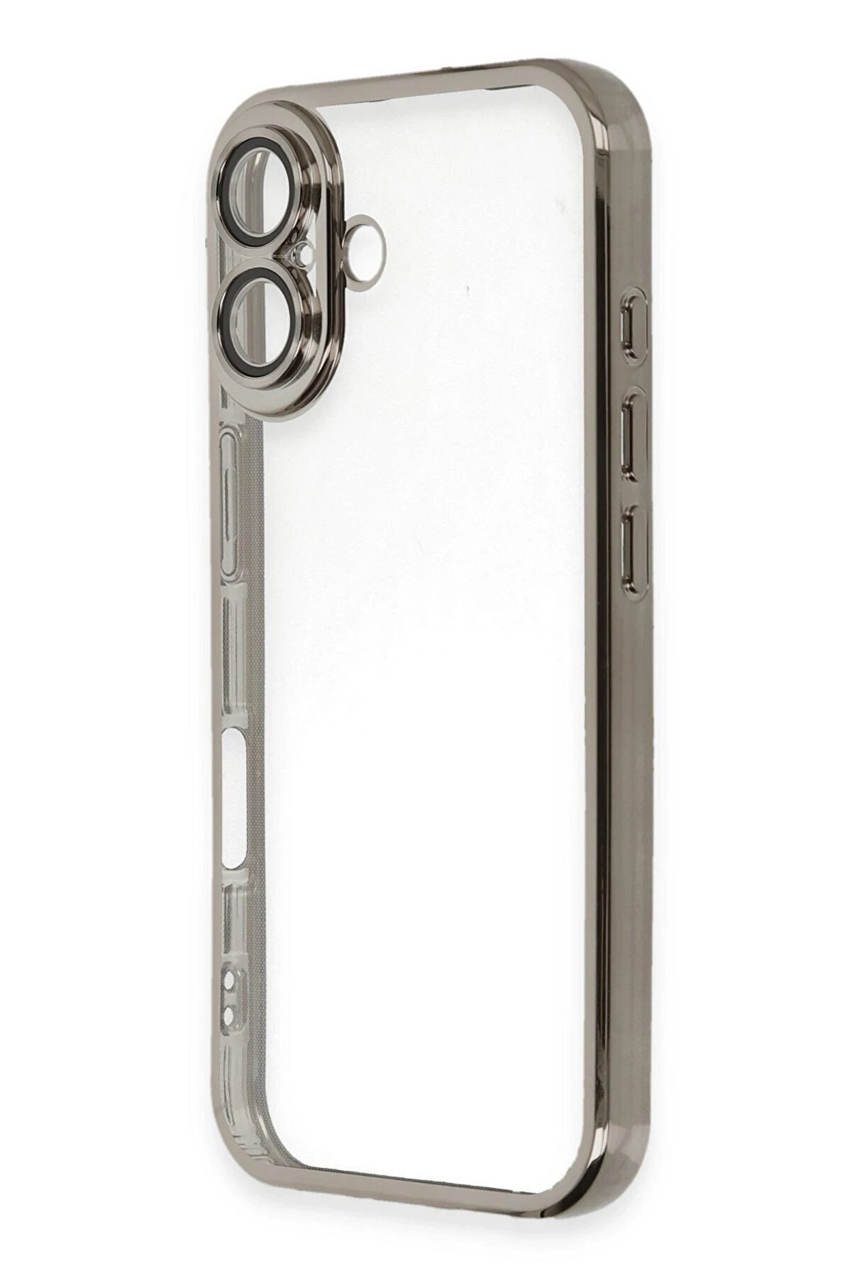 İphone 16 Plus Kılıf Lensli̇ Si̇li̇kon - Ti̇tanyum Gri̇ - Dropx6405-5964