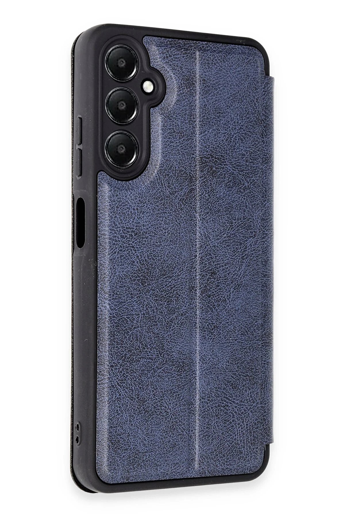 Samsung Galaxy A55 5G Kılıf Fli̇p Cover - Laci̇vert - Dropx7697-8102