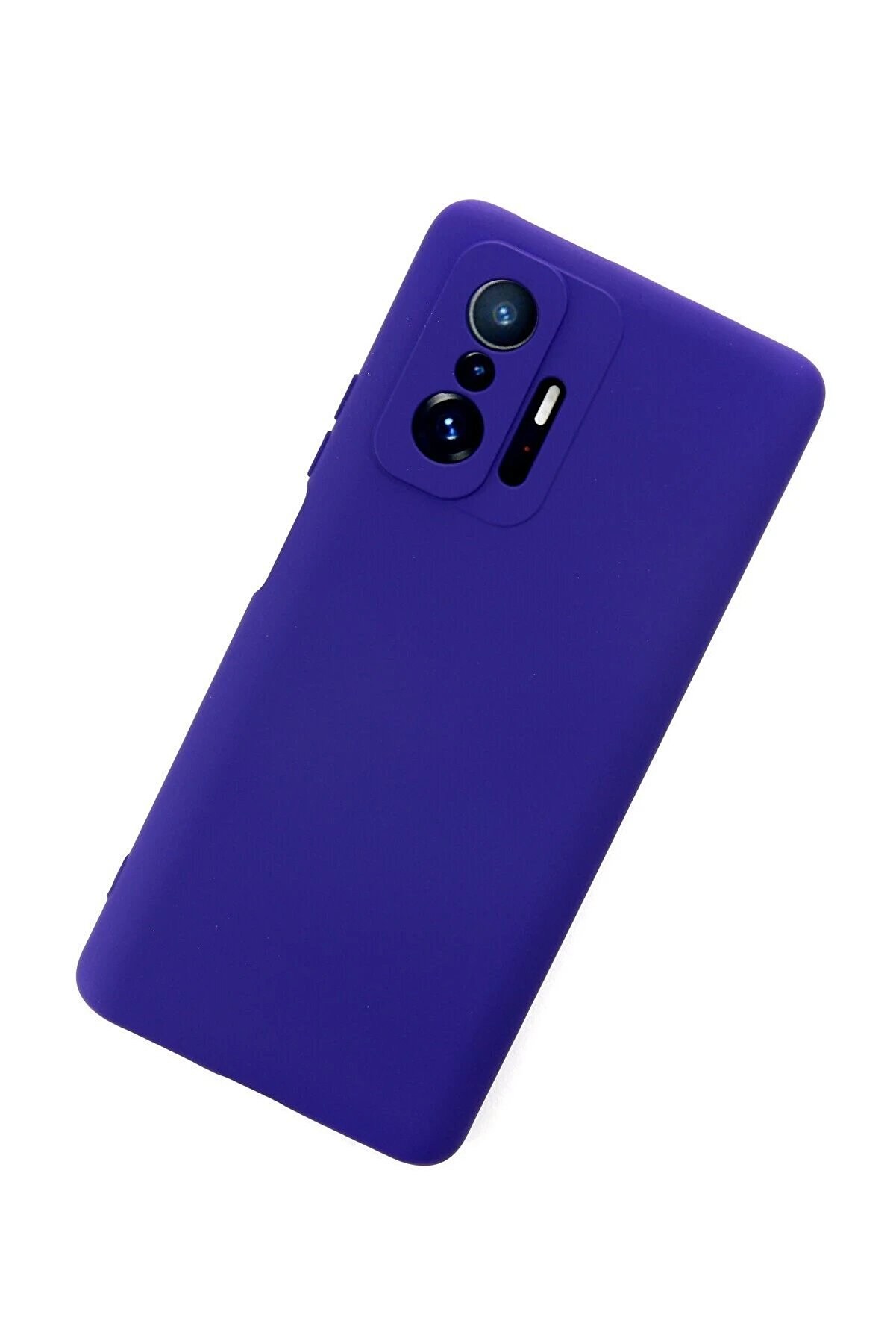Xi̇aomi̇ Mi̇ 11T Pro Kılıf Nano İçi̇ Kadi̇fe Si̇li̇kon - Mor - Dropx7595-2083