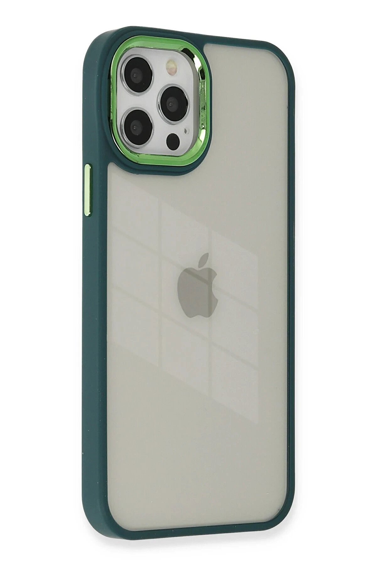 CepteToptan iPhone 12 Pro Max Kılıf Dora Kapak - Haki Yeşil - DROPX2711-6835