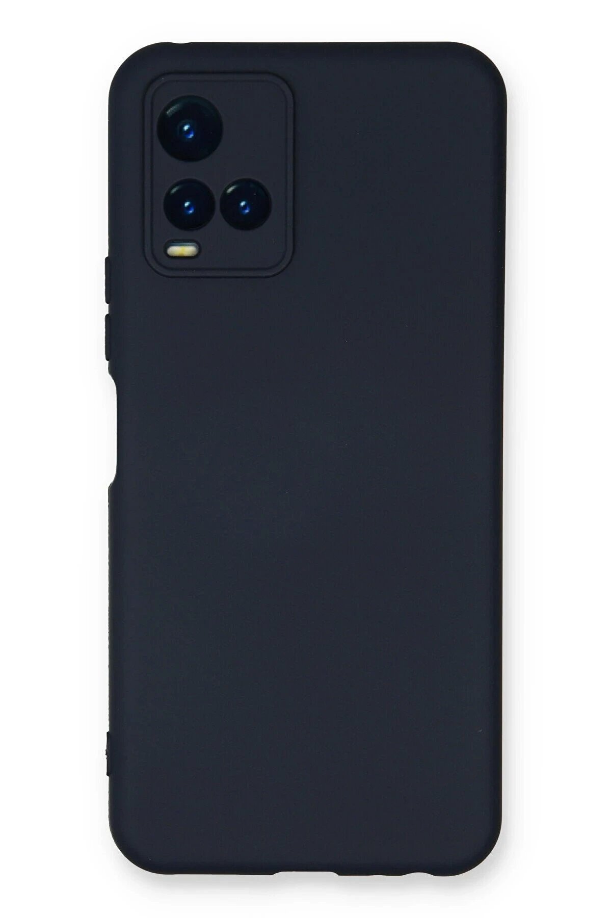 CepteToptan Vivo Y21S Kılıf Nano içi Kadife Silikon - Lacivert - DROPX3628-9394