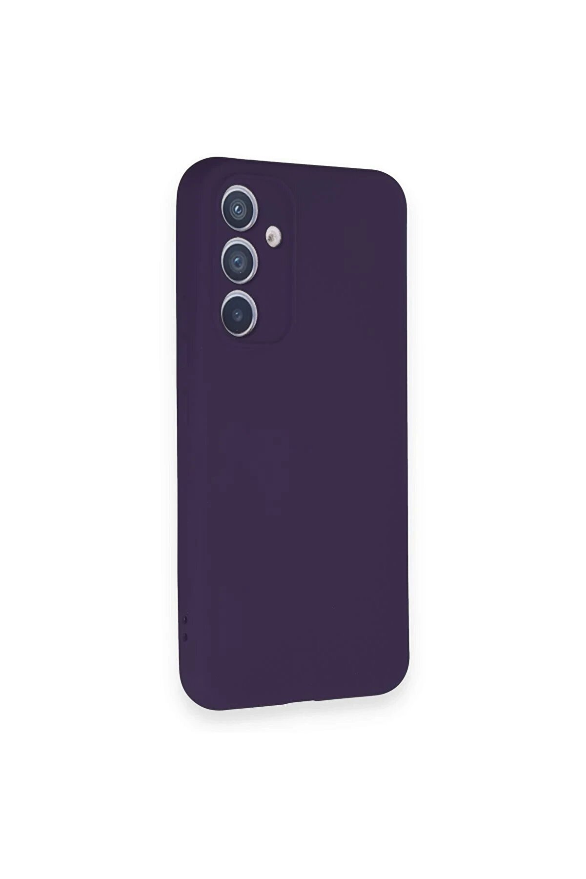 Samsung Galaxy A54 5G Kılıf Nano İ&ccedil;i̇ Kadi̇fe Si̇li̇kon - Mor - Dropx6500-8931