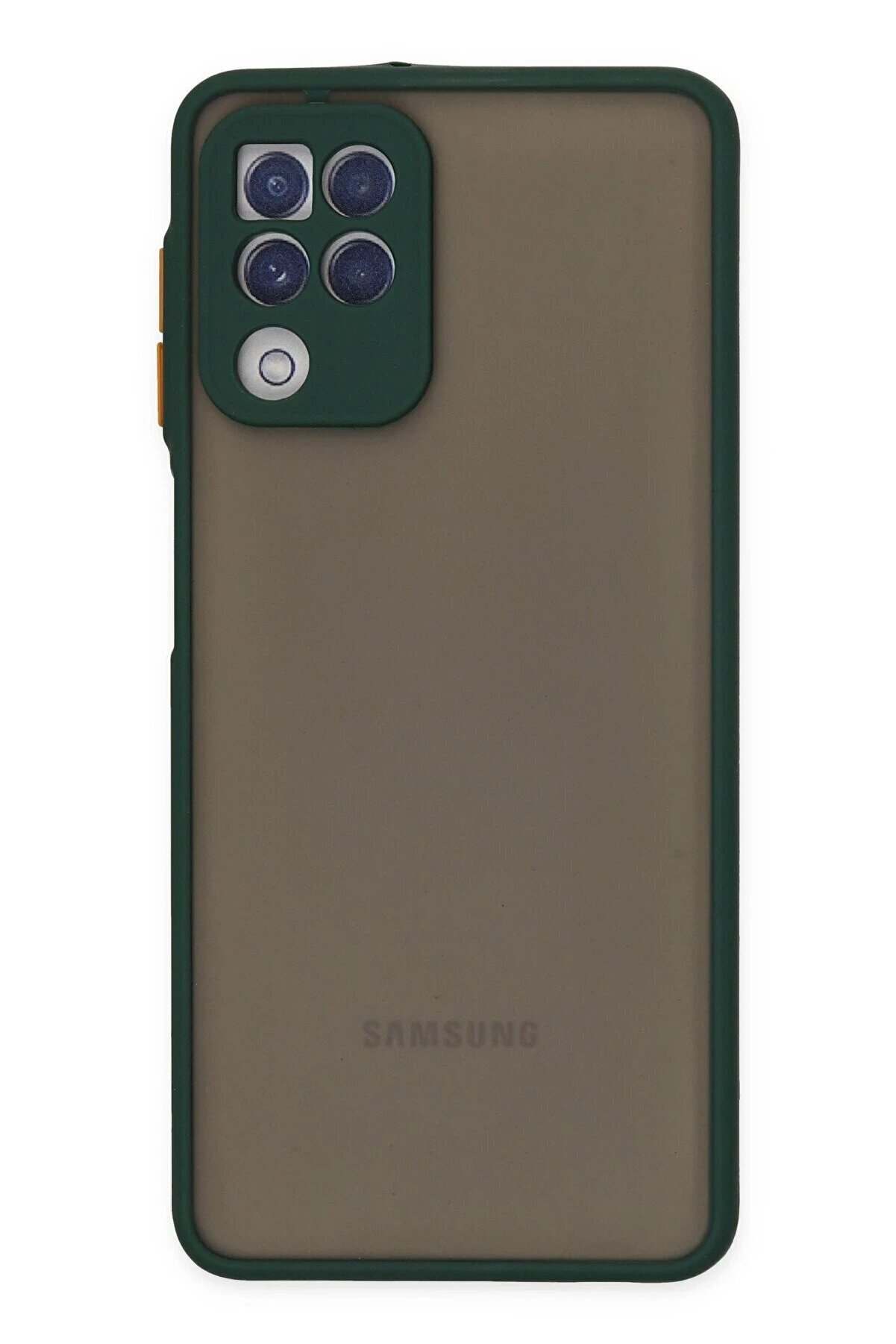 CepteToptan Samsung Galaxy A22 Kılıf Montreal Silikon Kapak - Yeşil - DROPX3994-1972