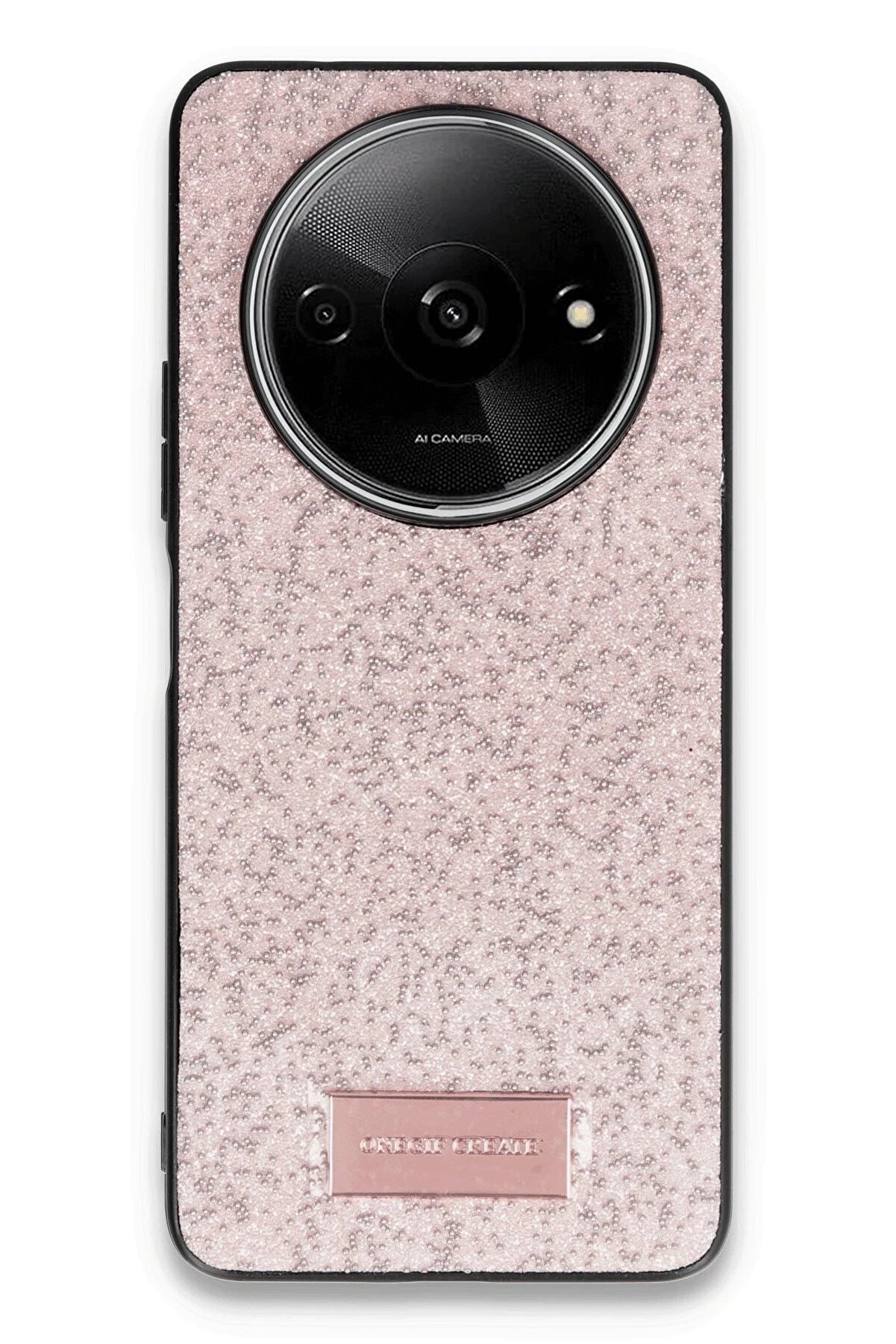 CepteToptan Xiaomi Redmi A3 4G Bright Simli Kapak - Pembe - DROPX1033-7278