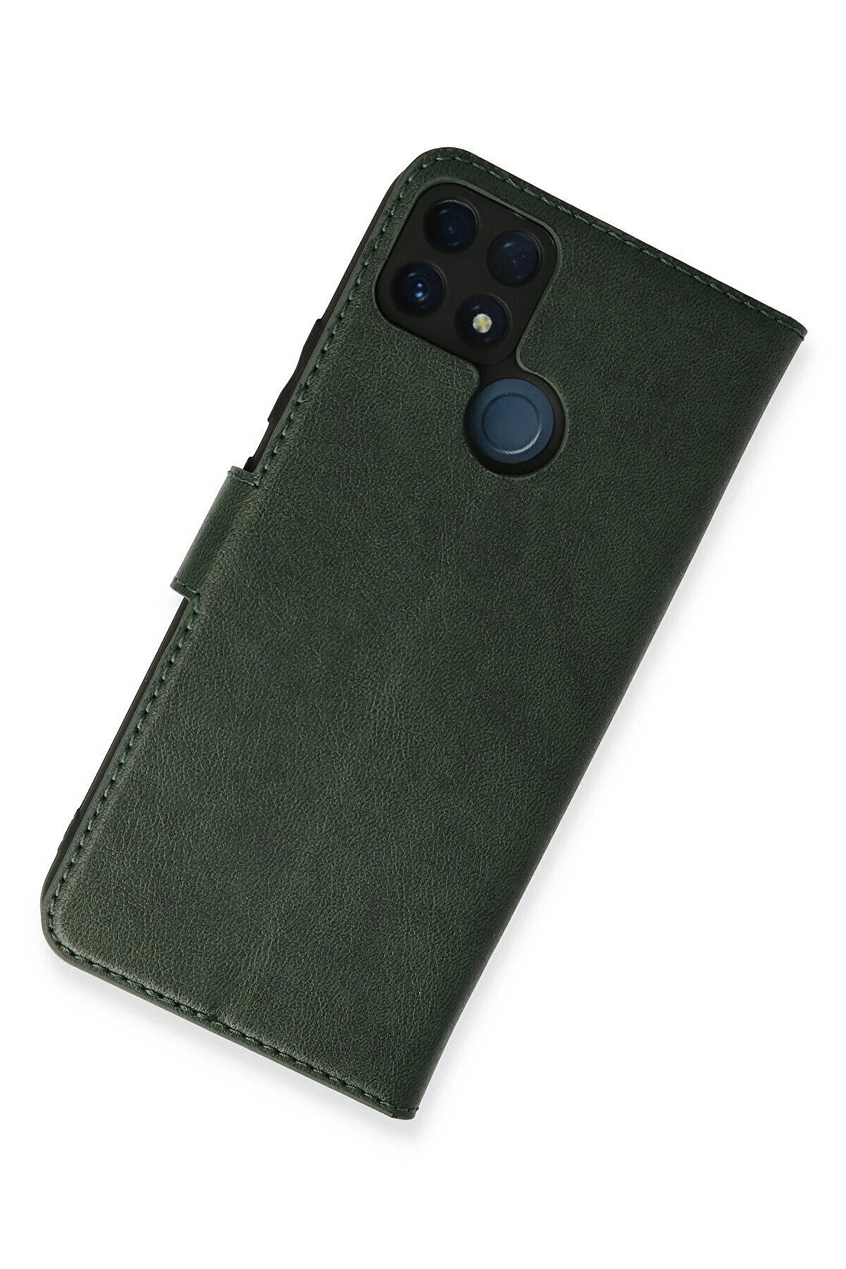 Realme C25 Kılıf Trend S Plus Kapaklı Kılıf - Yeşi̇l - Dropx5262-2829