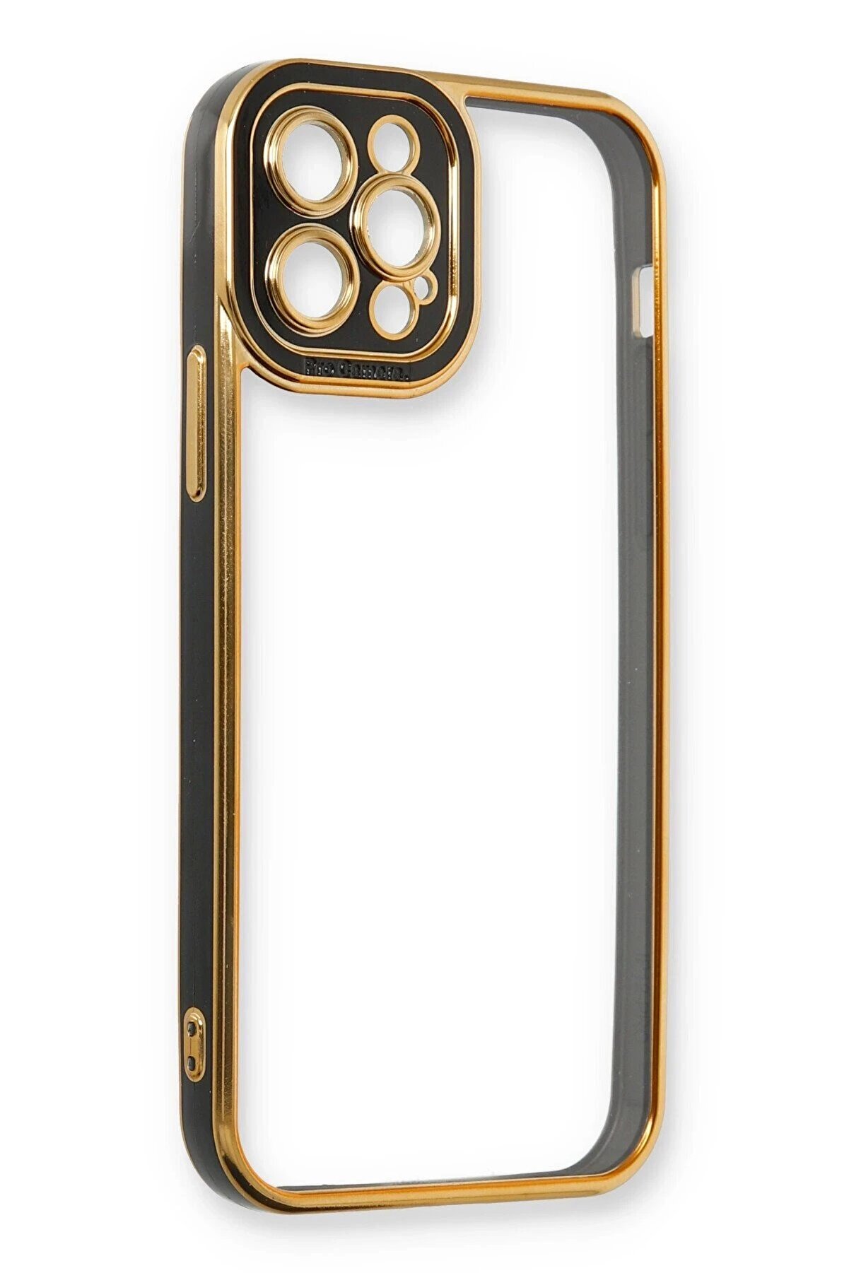 İphone 12 Pro Max Kılıf Li̇va Lens Si̇li̇kon - Si̇yah - Dropx9212-6021