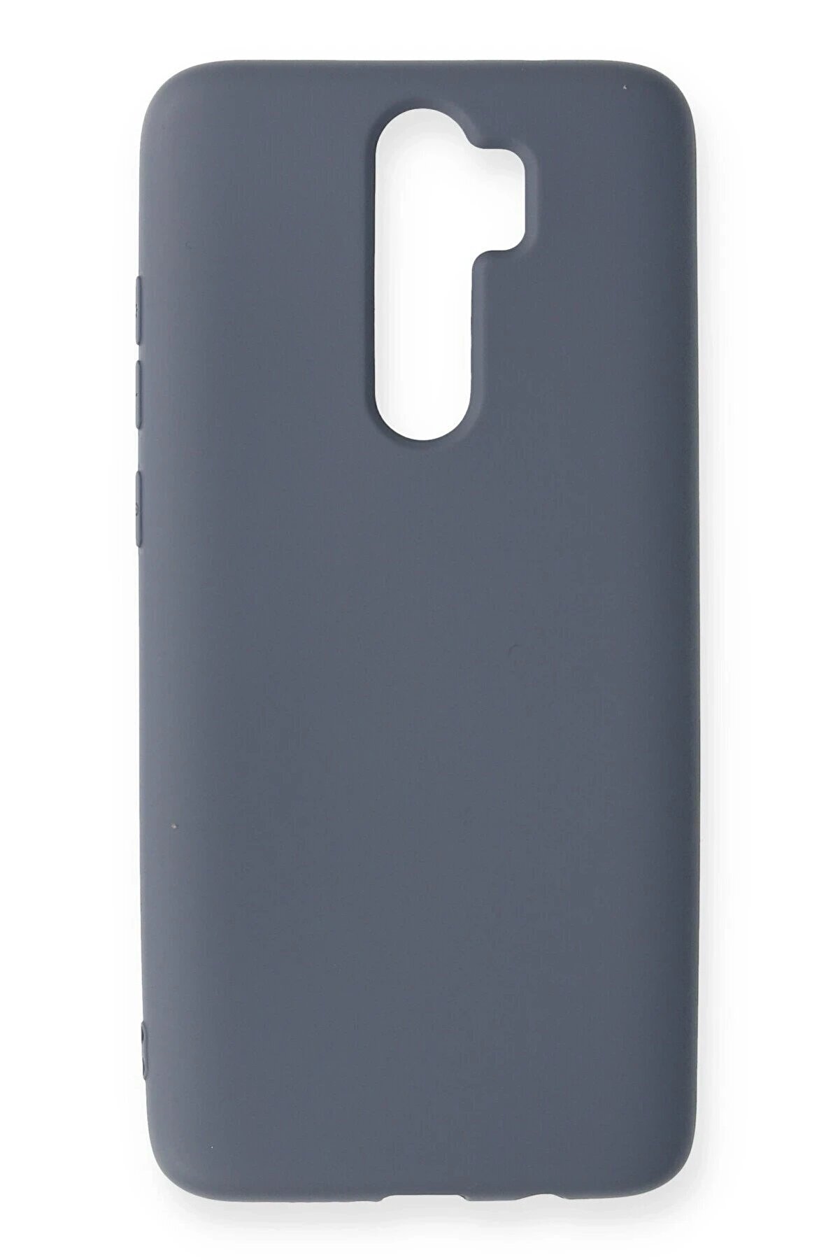 CepteToptan Xiaomi Redmi Note 8 Pro Kılıf Nano i&ccedil;i Kadife Silikon - Gri - DROPX6520-6637