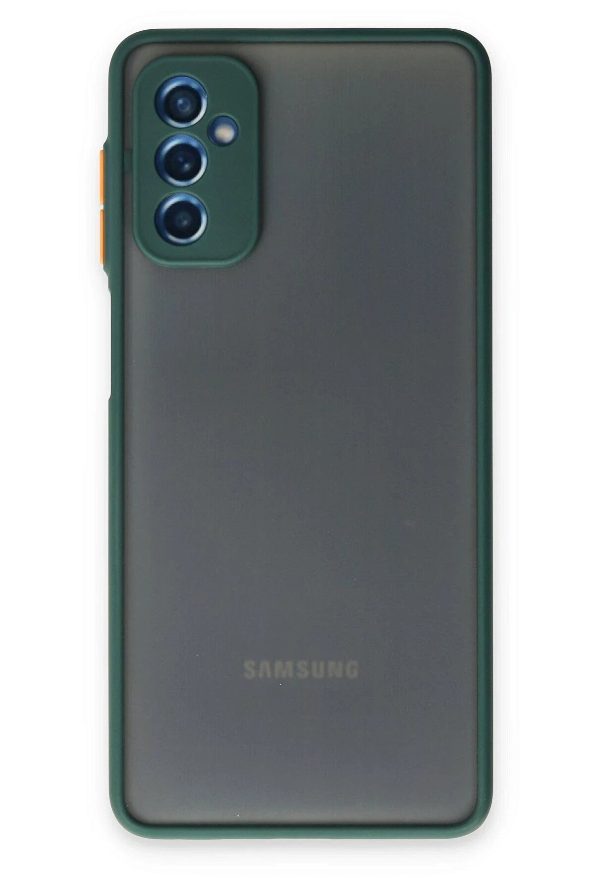 CepteToptan Samsung Galaxy M52 5G Kılıf Montreal Silikon Kapak - Yeşil - DROPX3008-1245