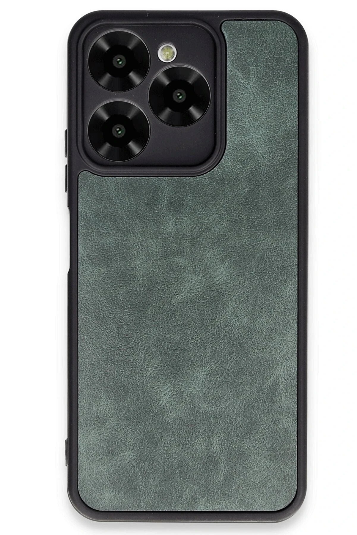 CepteToptan General Mobile Era 50 Kılıf Aras Deri Kapak - Koyu Yeşil - DROPX3490-9473