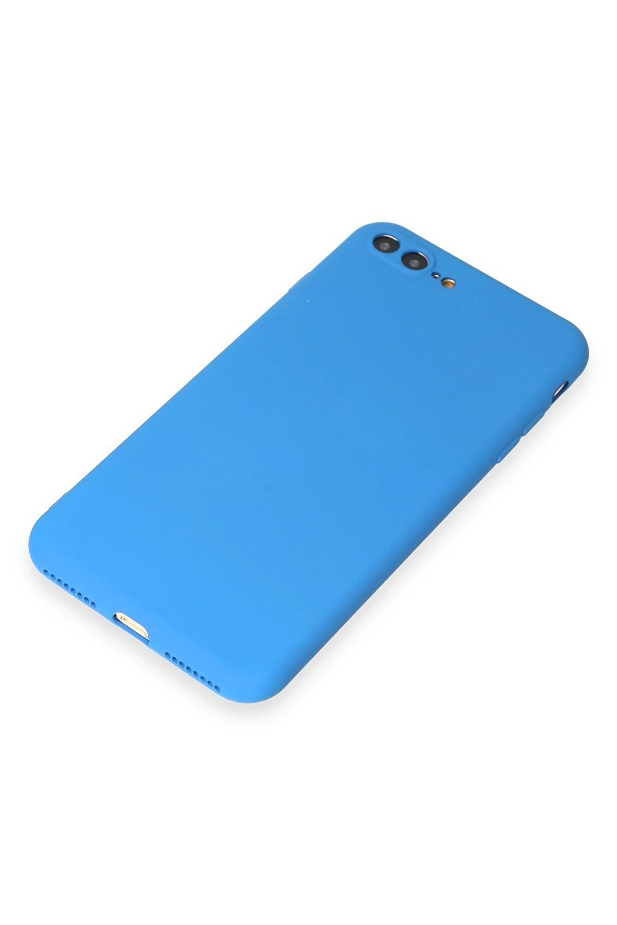 İphone 7 Plus Kılıf Fi̇rst Si̇li̇kon - Mavi̇ - Dropx3231-8115