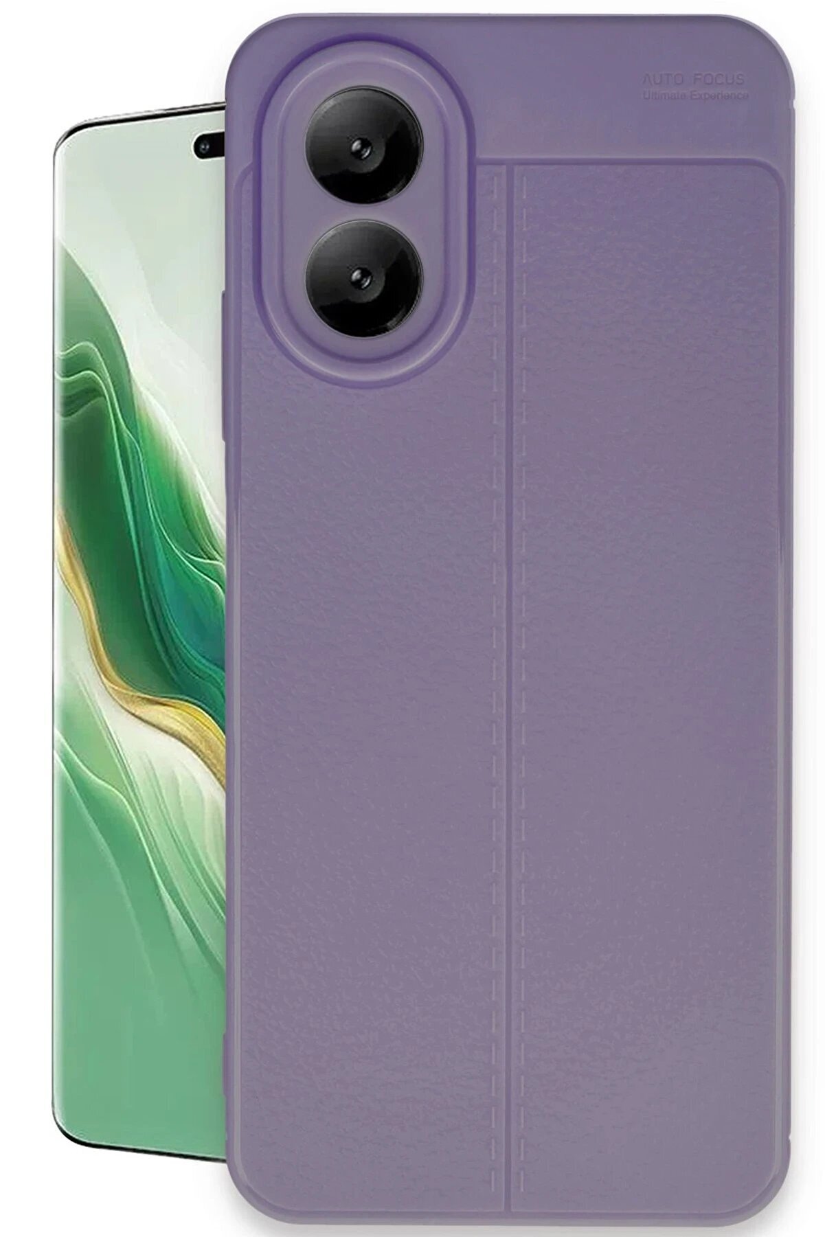CepteToptan Oppo A38 Kılıf Auto Focus Kapak - Lila - DROPX7703-3828