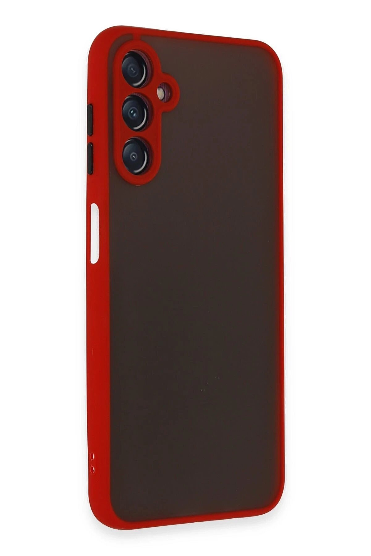 Samsung Galaxy A14 4G Kılıf Montreal Si̇li̇kon Kapak - Kırmızı - Dropx4081-2750