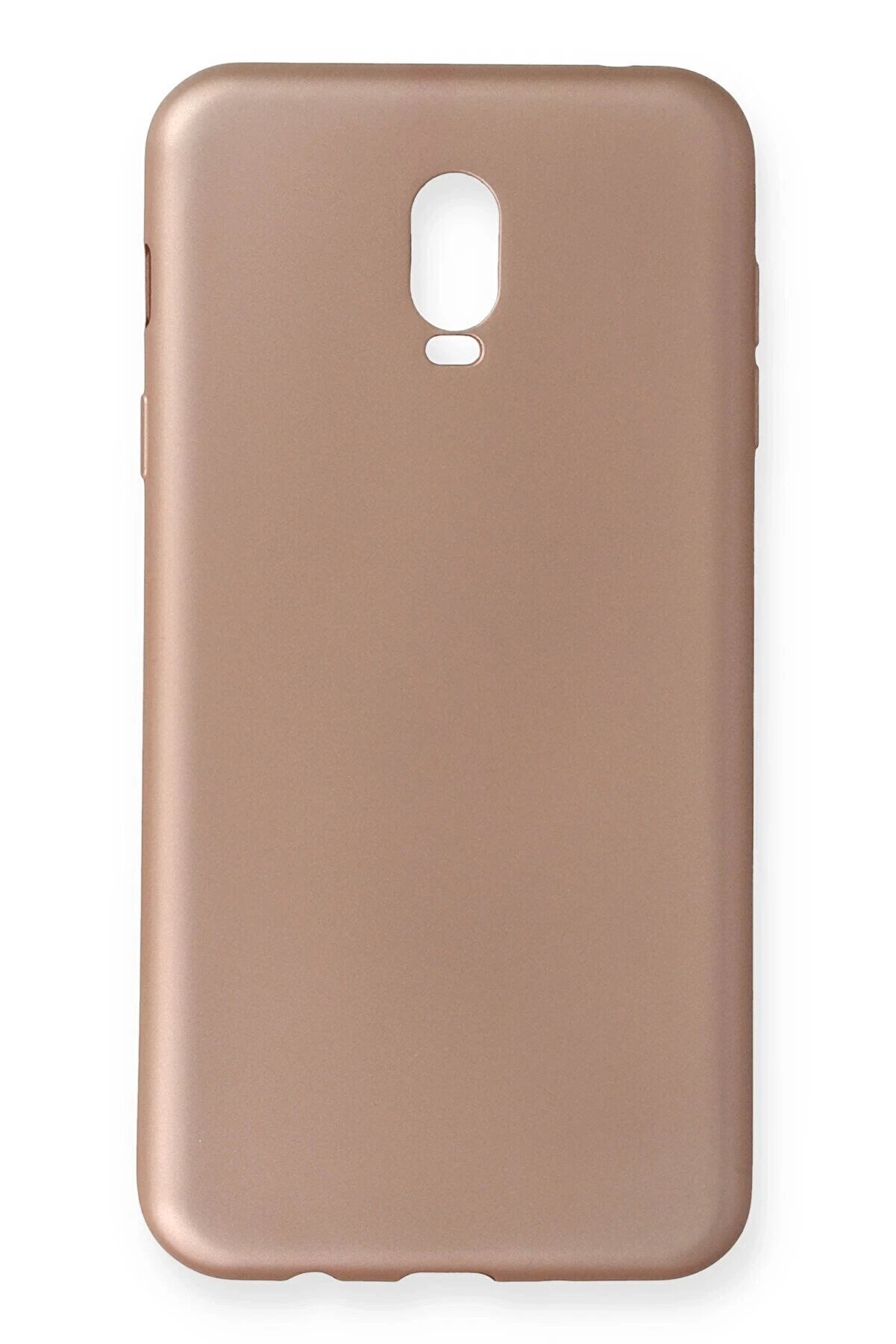 CepteToptan Samsung Galaxy C8 Kılıf First Silikon - Rose Gold - DROPX7089-9718