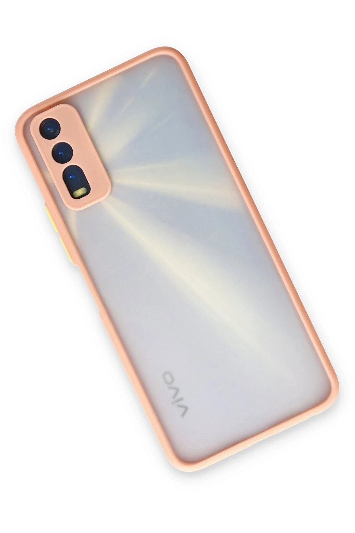 Vi̇vo Y11S Kılıf Montreal Si̇li̇kon Kapak - Pembe - Dropx2775-9382