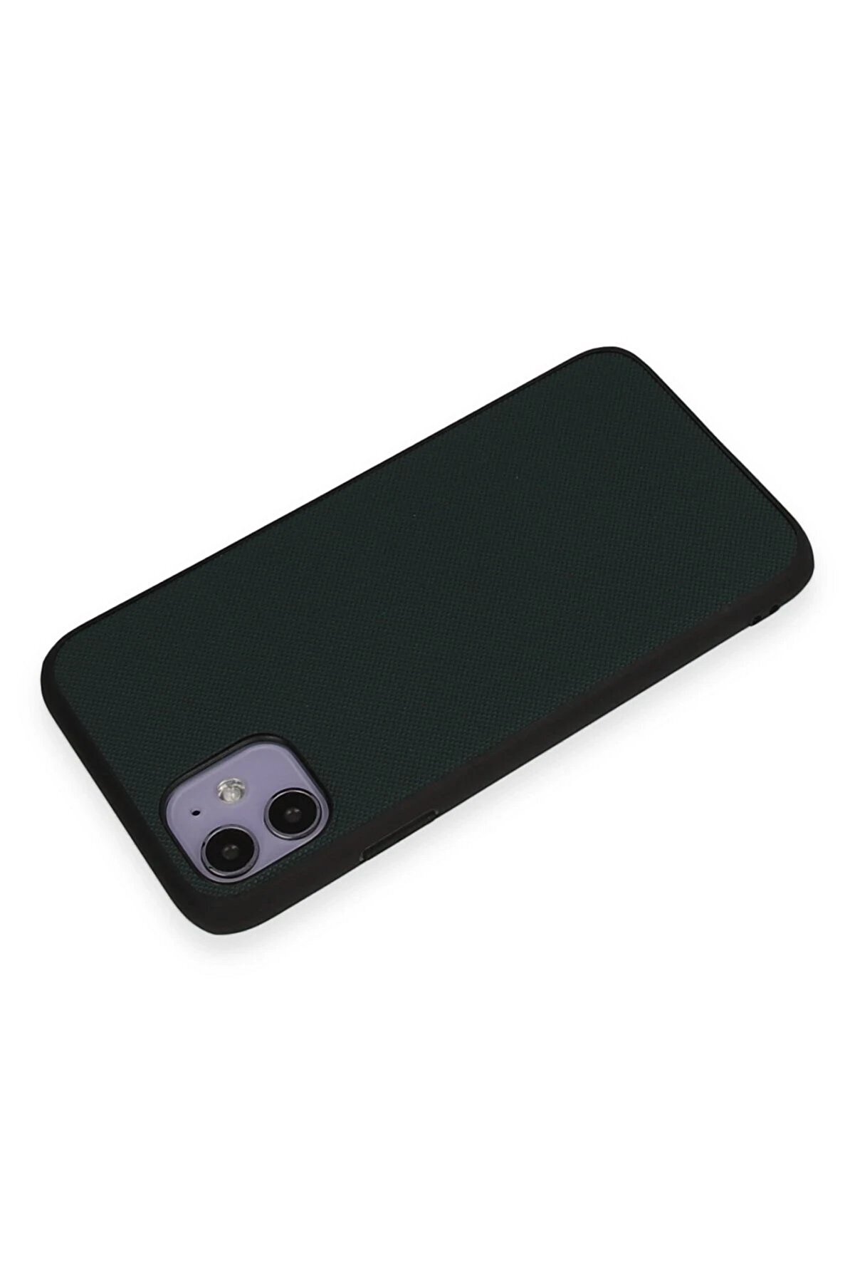 İphone 11 Kılıf Taft Kapak - Koyu Yeşi̇l - Dropx4691-5640