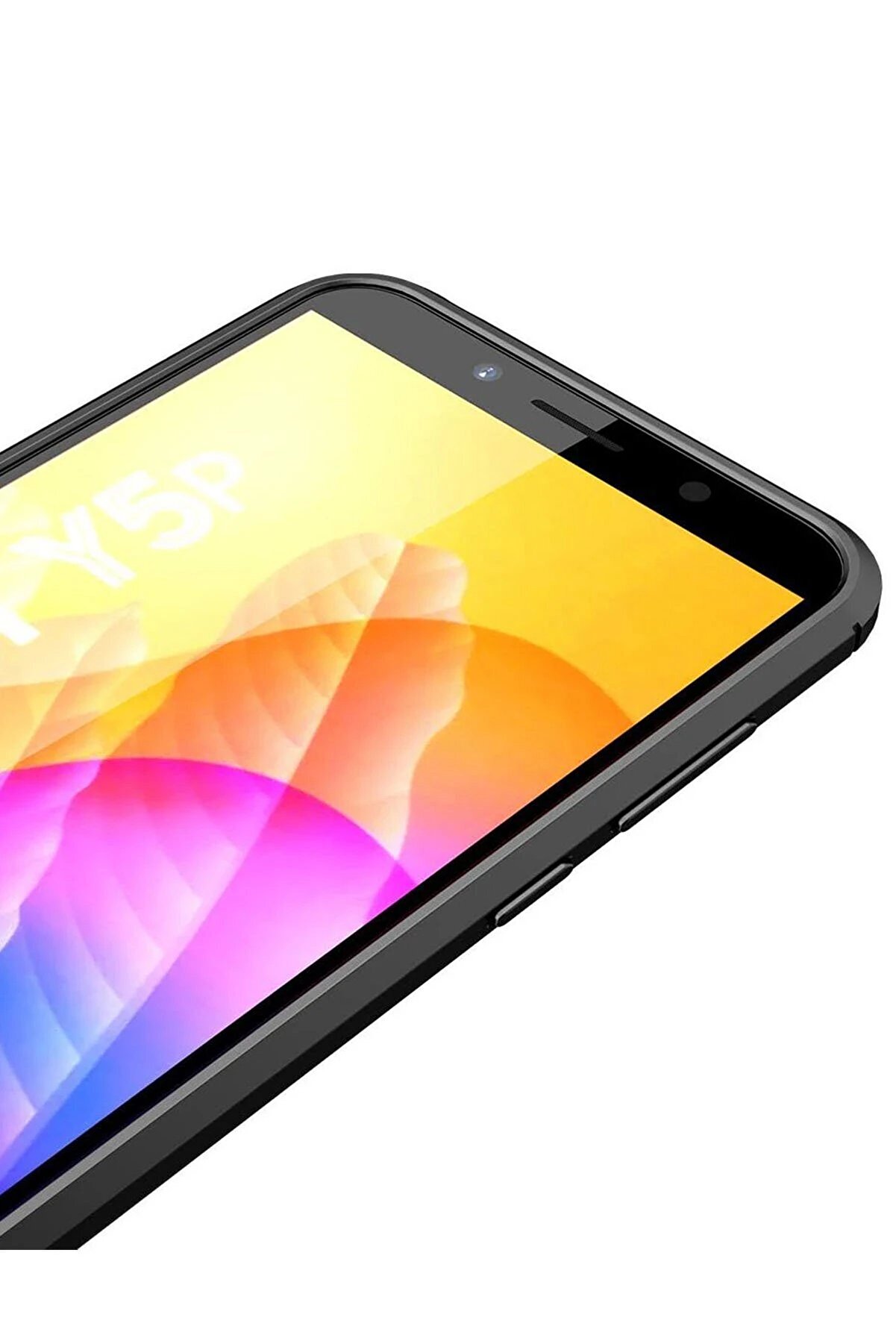 Huawei̇ Y5P Kılıf Auto Focus Kapak - Si̇yah - Dropx7861-1727