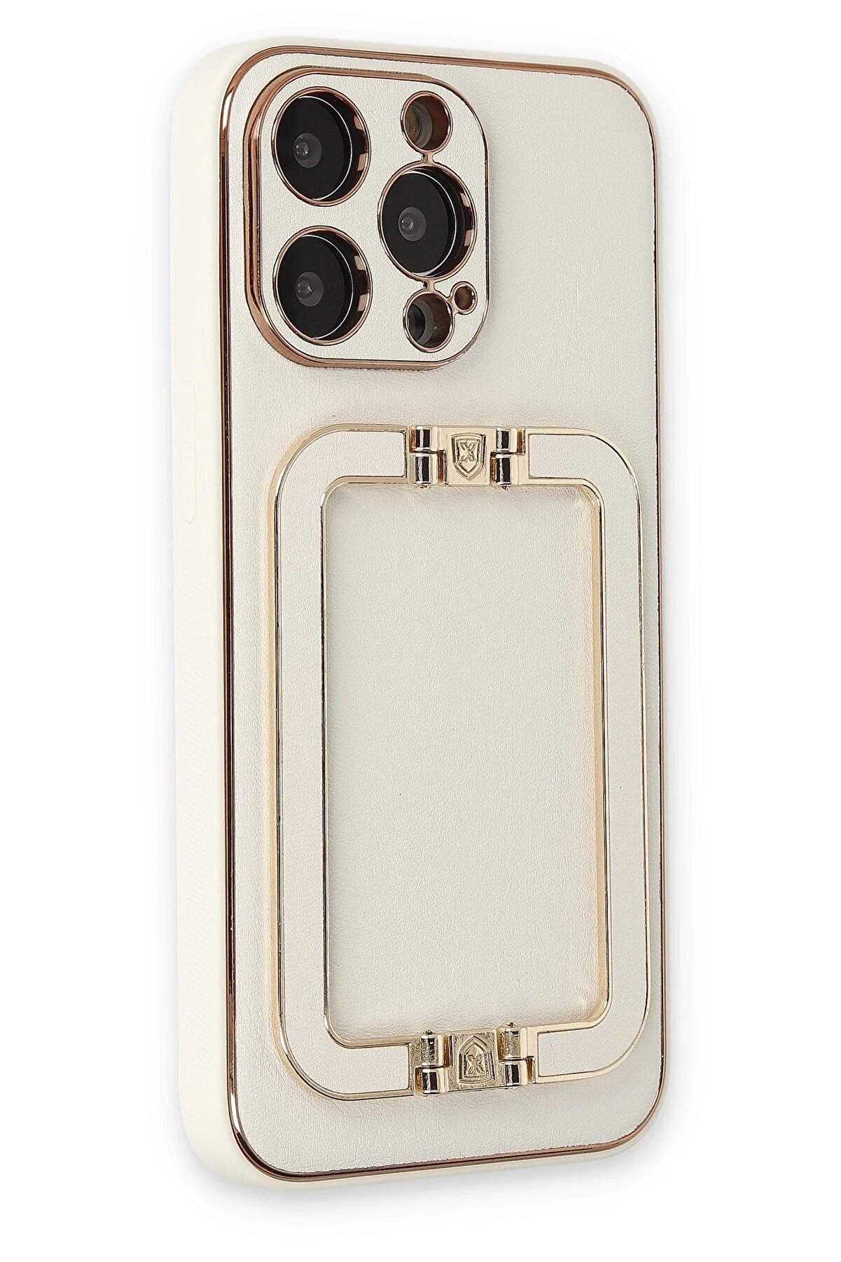 İphone 13 Pro Max Kılıf Coco Eli̇t Kapak - Beyaz - Dropx1123-3501