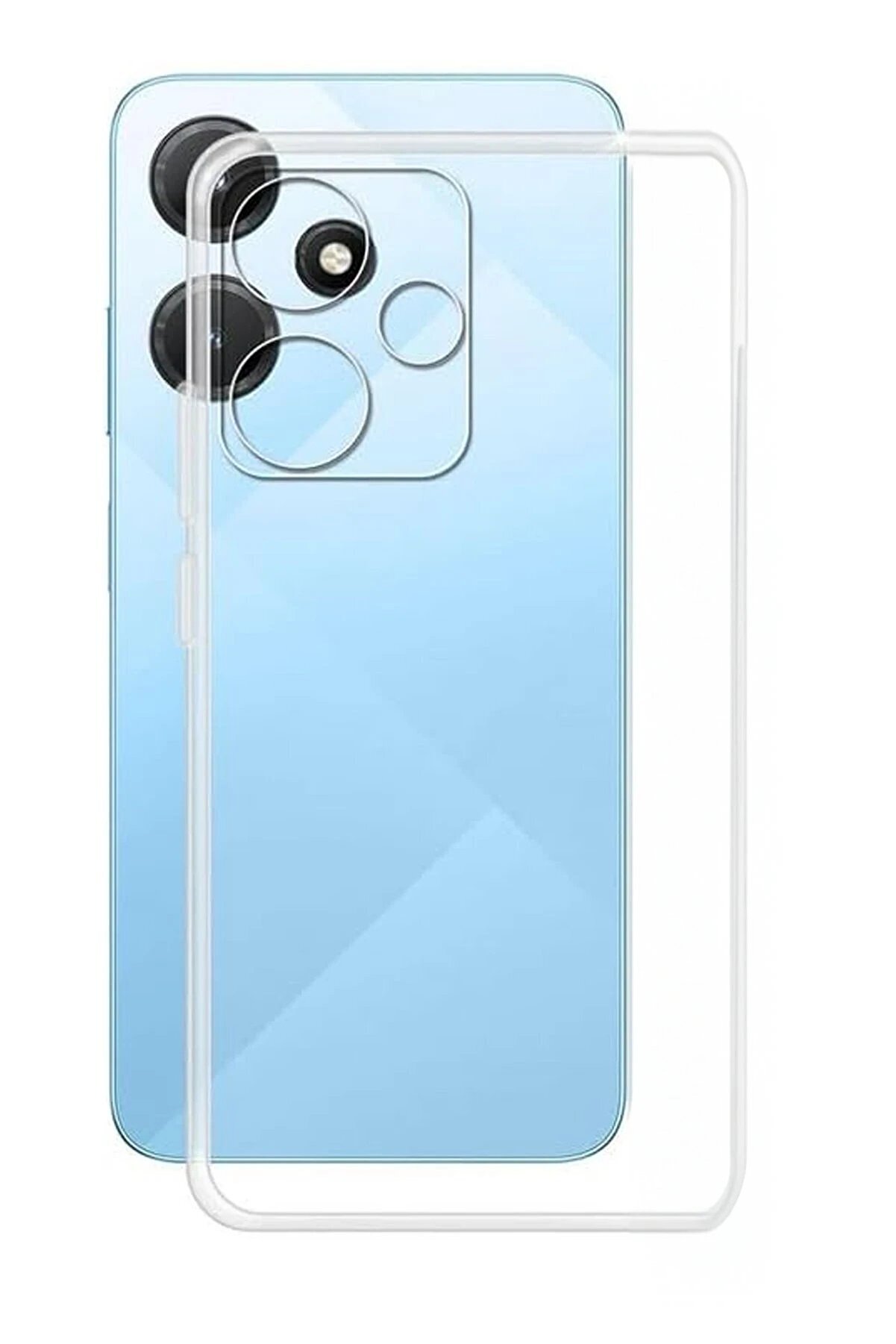 CepteToptan İnfinix Hot 30i Kılıf L&uuml;x Şeffaf Silikon - DROPX4435-8845