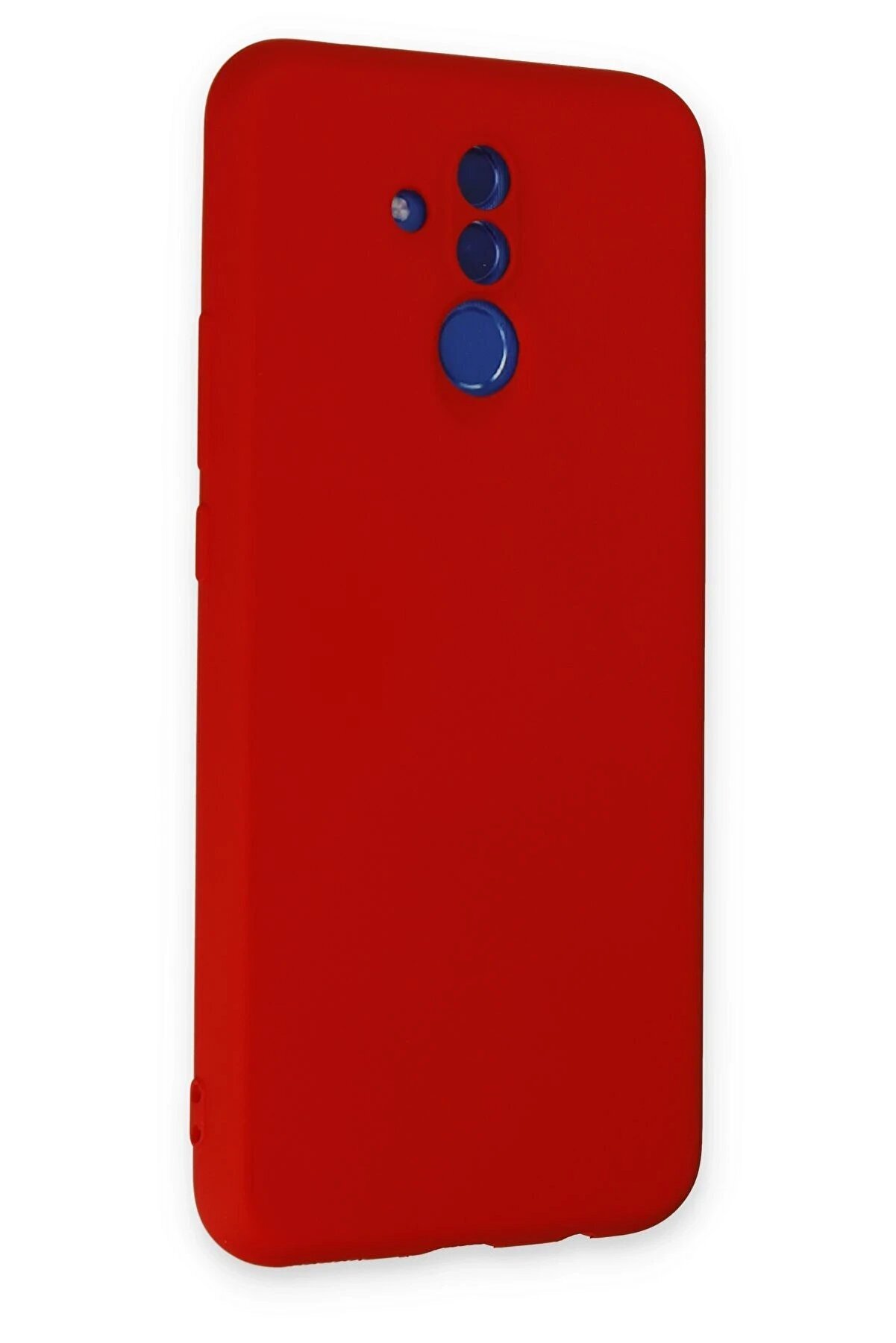 Huawei̇ Mate 20 Li̇te Kılıf Nano İ&ccedil;i̇ Kadi̇fe Si̇li̇kon - Kırmızı - Dropx6149-9098