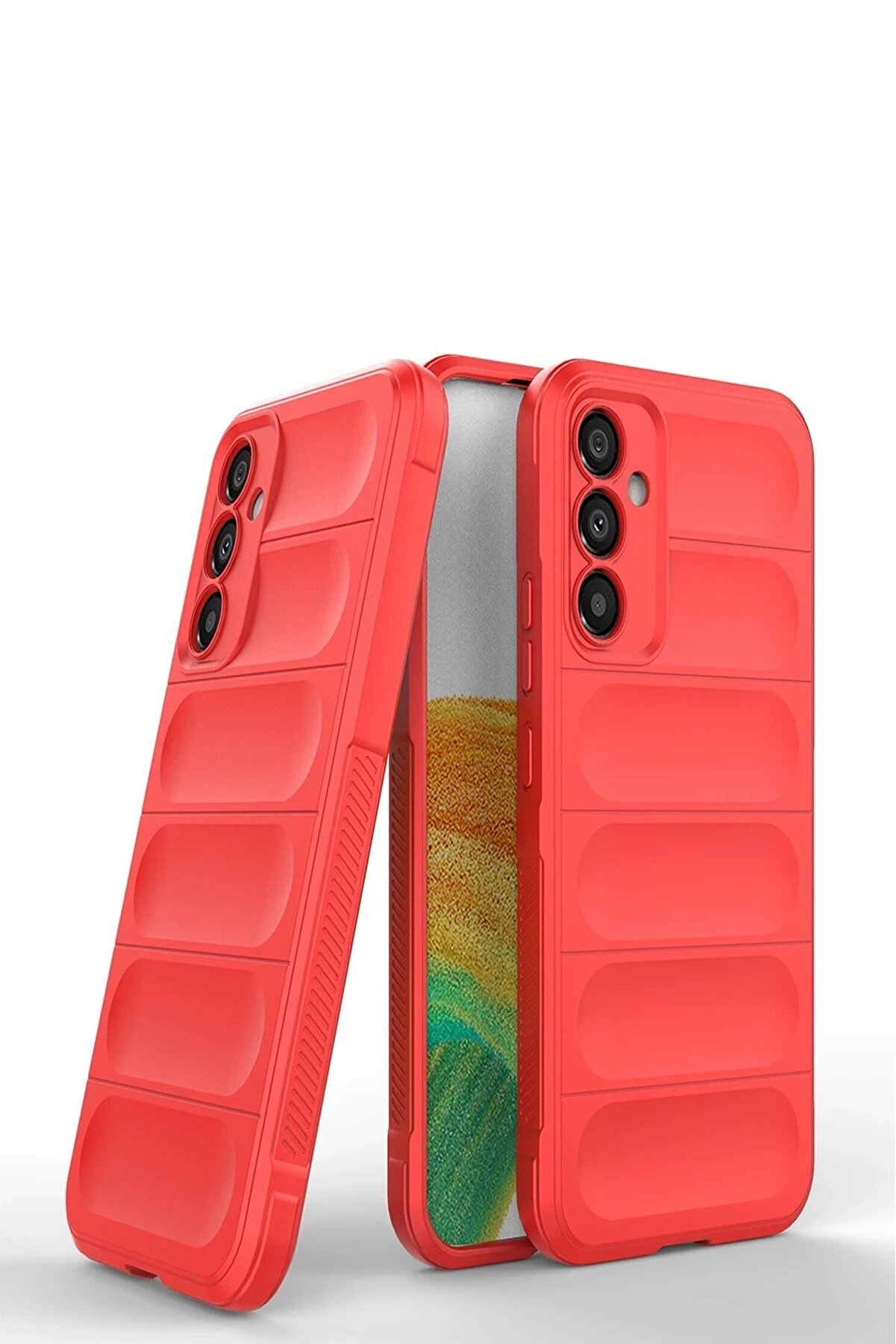 Samsung Galaxy A25 5G Kılıf Opti̇mum Si̇li̇kon - Kırmızı - Dropx2226-2127