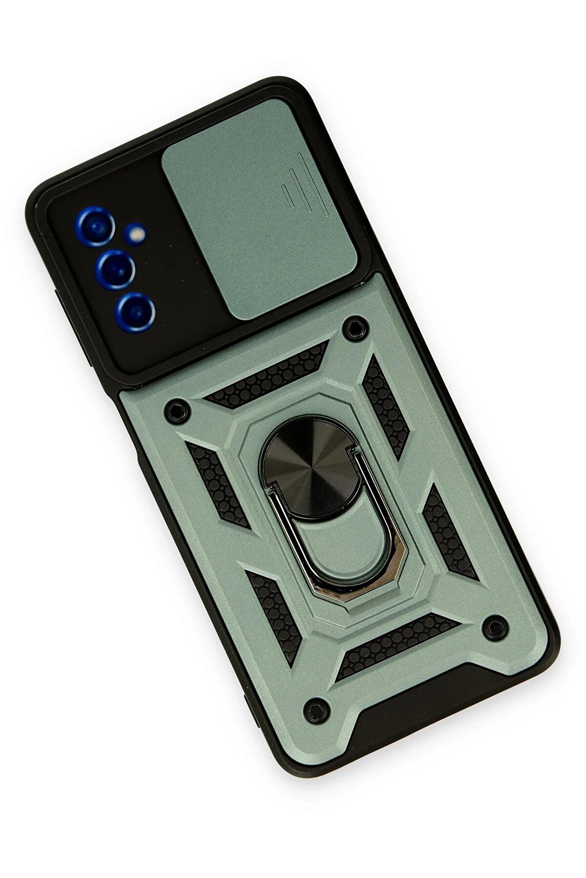 Samsung Galaxy M52 5G Kılıf Pars Lens Y&uuml;z&uuml;kl&uuml; Si̇li̇kon - Yeşi̇l - Dropx7758-7083