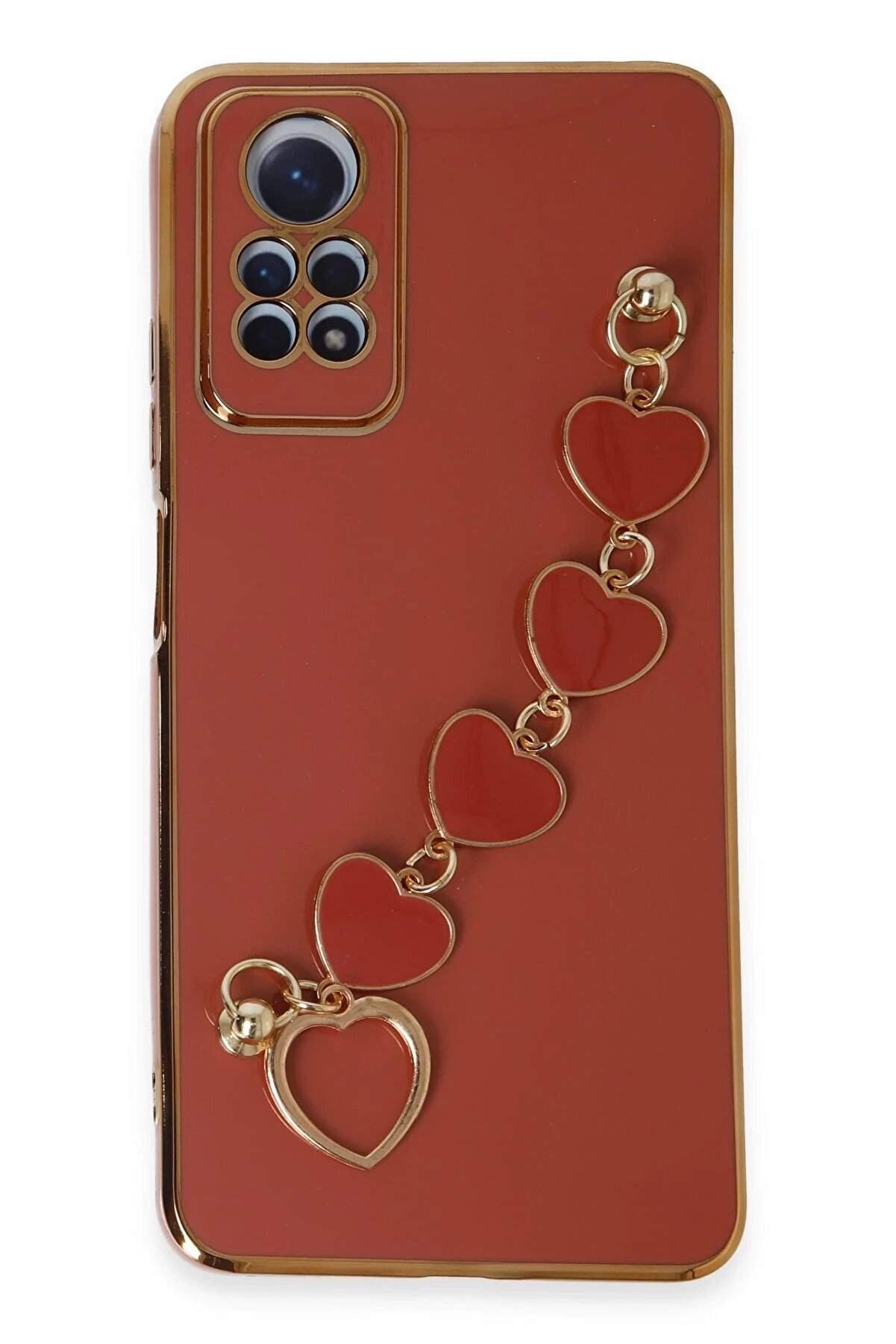 CepteToptan Xiaomi Redmi Note 12 Pro 4G Kılıf Esila Silikon - Kırmızı - DROPX1651-7349