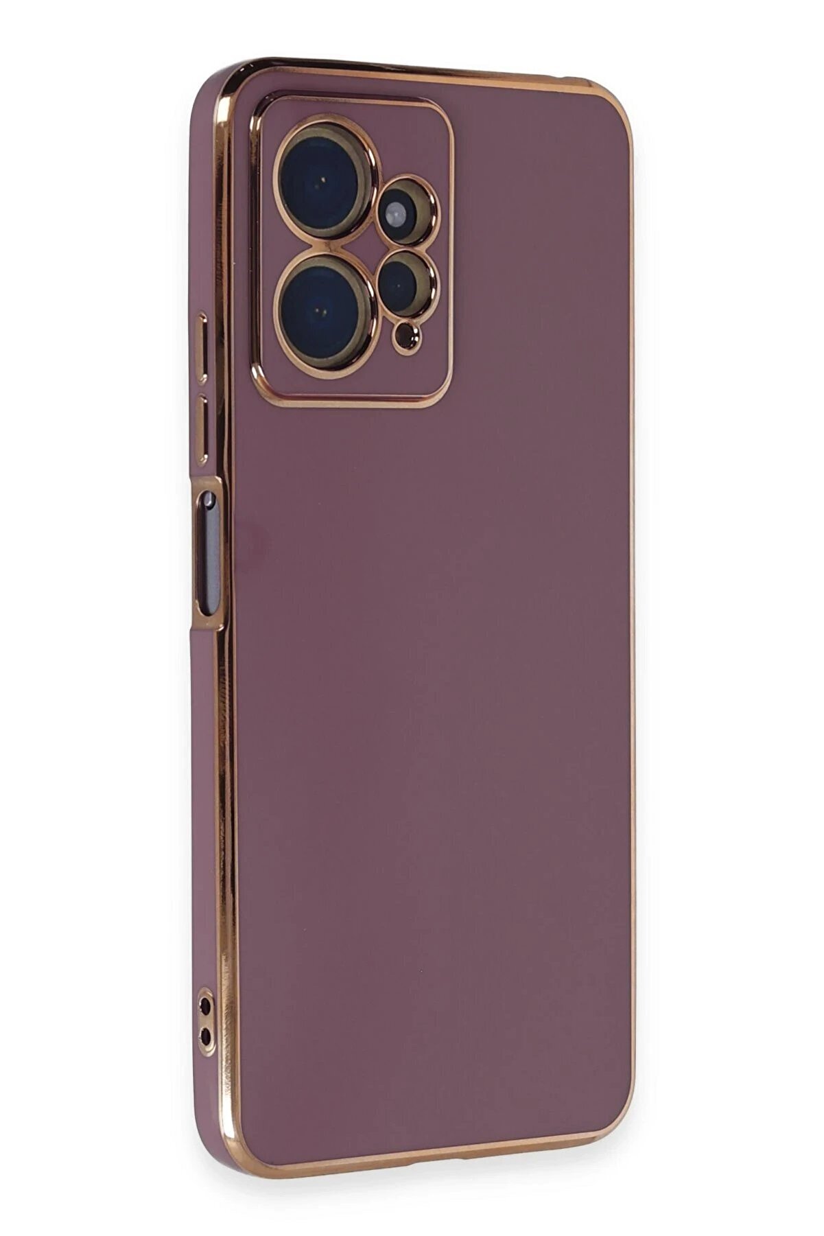 Xi̇aomi̇ Redmi̇ Note 12 4G Kılıf Volet Si̇li̇kon - Mor - Dropx2814-6334