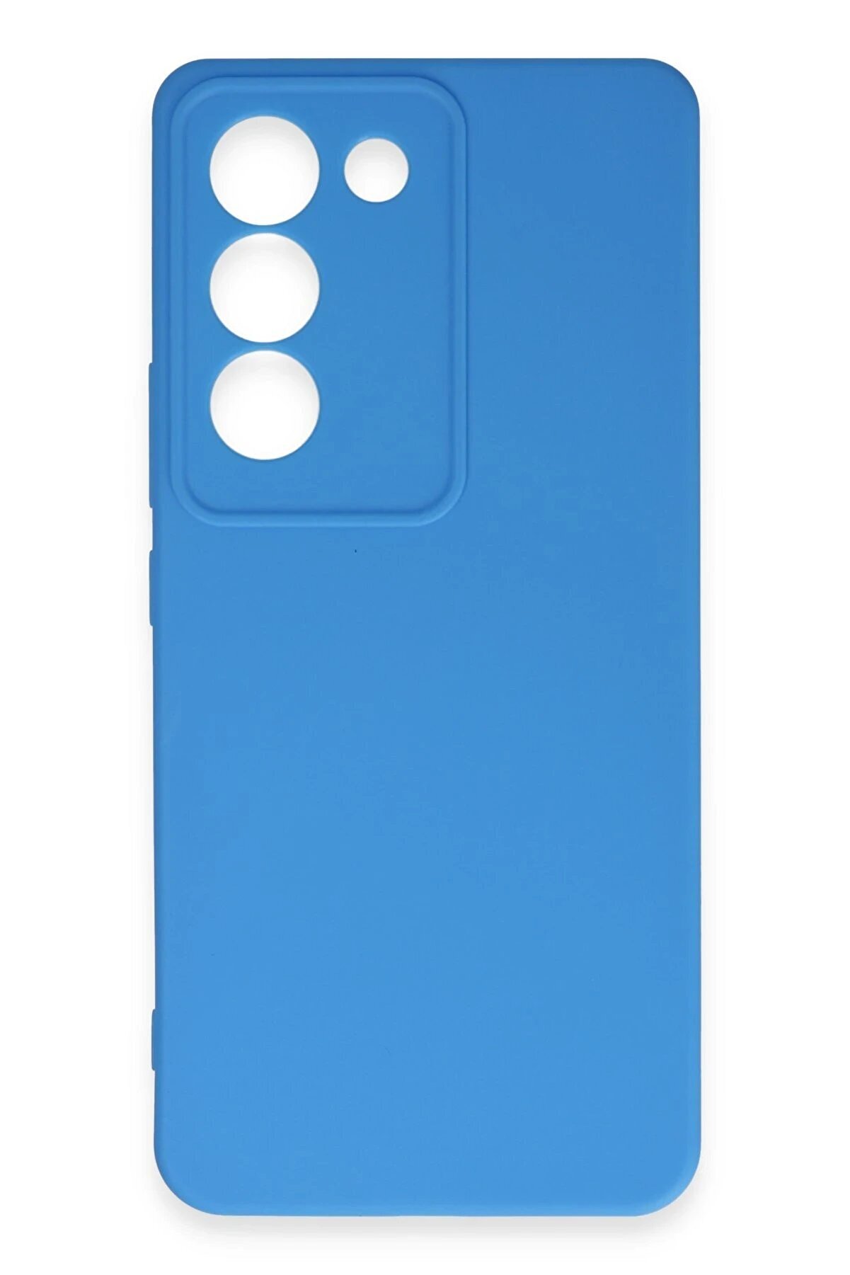 Vi̇vo V30 Li̇te 4G Kılıf Fi̇rst Si̇li̇kon - Mavi̇ - Dropx3087-5521