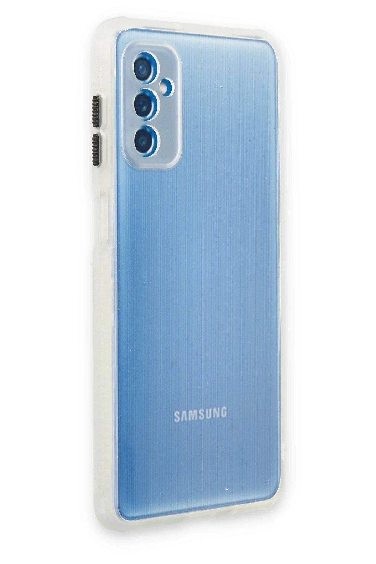 Samsung Galaxy M52 5G Kılıf Mi̇ami̇ Şeffaf Si̇li̇kon - Şeffaf - Dropx9152-5686