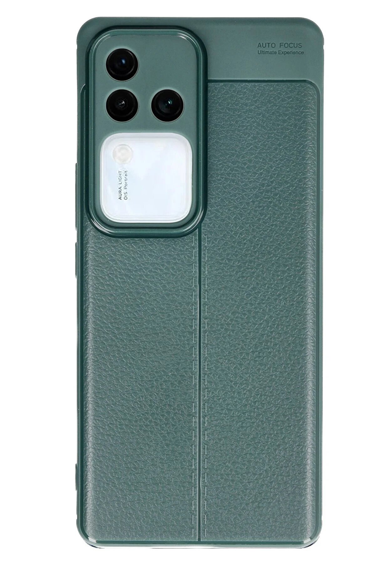 Newface Vi̇vo V30 5G Kılıf Auto Focus Kapak - Koyu Yeşi̇l