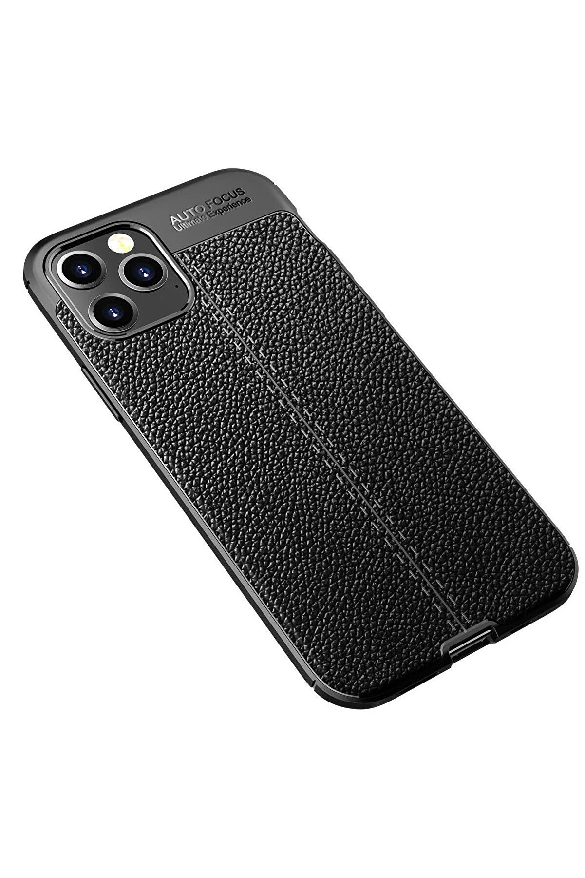İphone 12 Pro Max Kılıf Auto Focus Kapak - Si̇yah - Dropx2595-8129