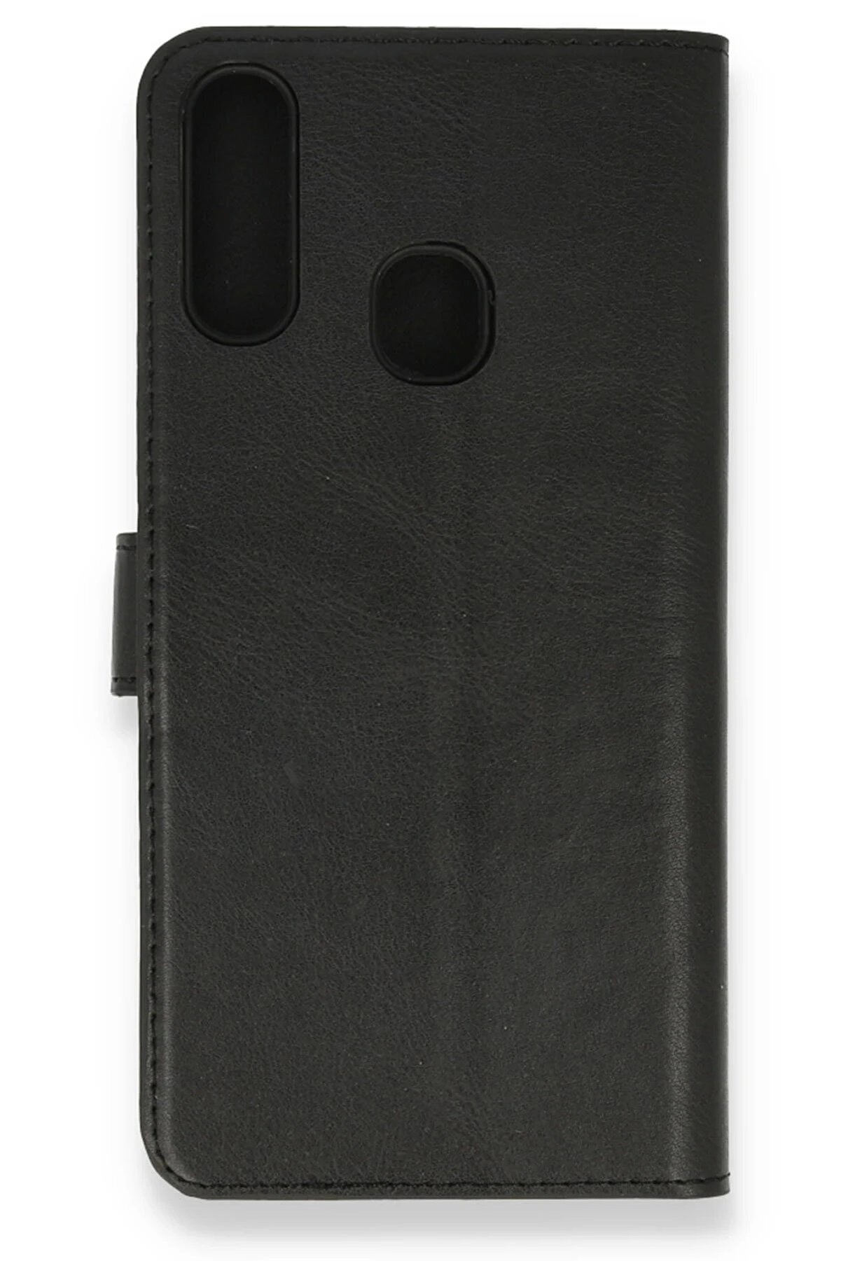 CepteToptan Samsung Galaxy A20S Kılıf Trend S Plus Kapaklı Kılıf - Siyah - DROPX2411-8802