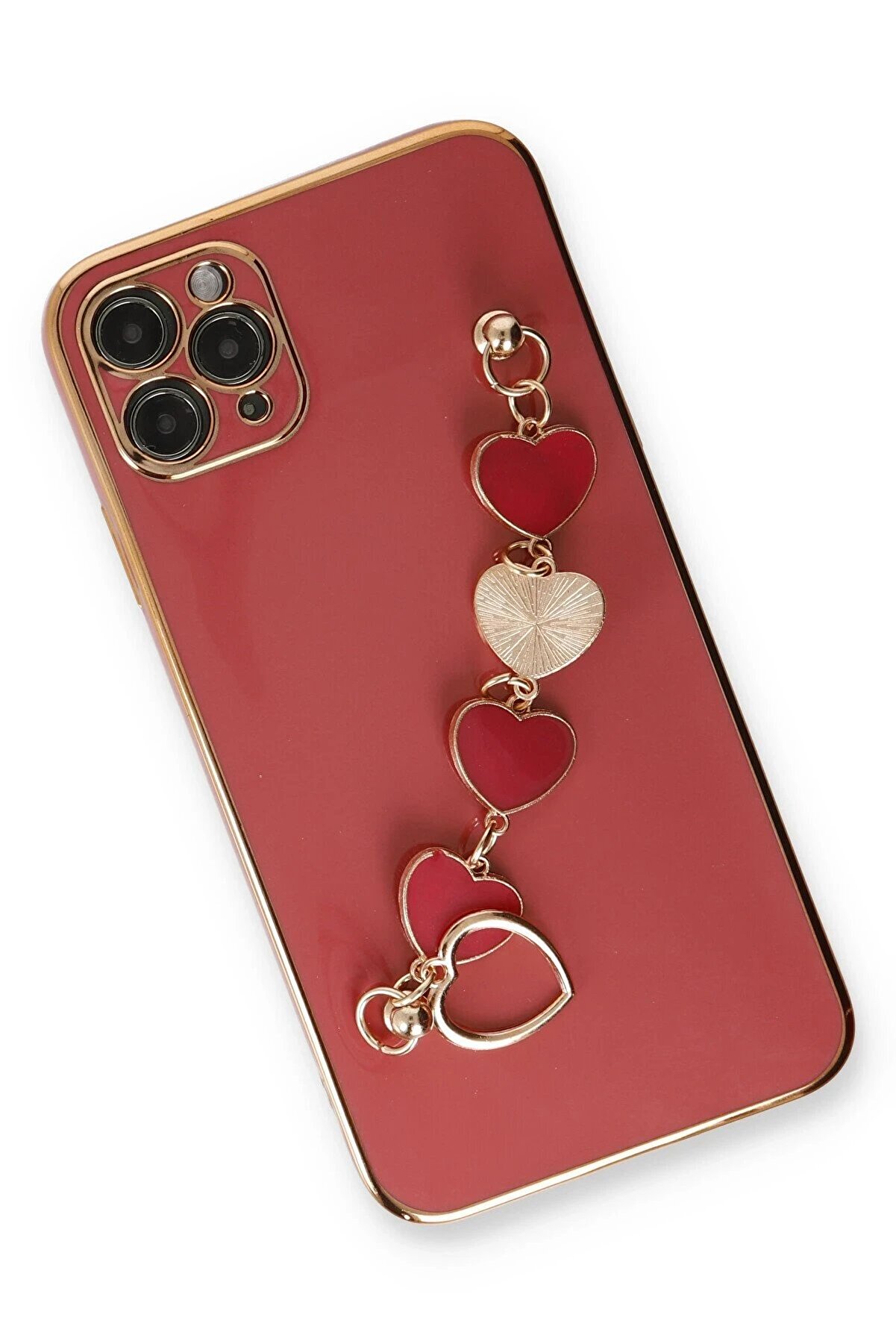 İphone 11 Pro Kılıf Esi̇la Si̇li̇kon - Kırmızı - Dropx8962-4588