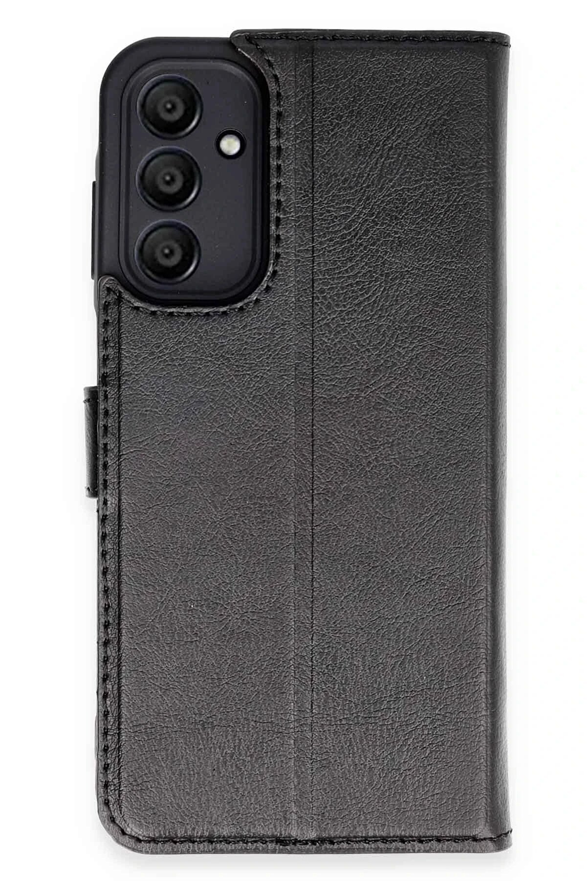 CepteToptan Samsung Galaxy A55 5G Kılıf Trend S Plus Kapaklı Kılıf - Siyah - DROPX3676-5107