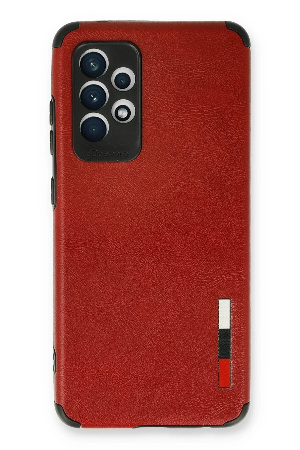 CepteToptan Samsung Galaxy A33 5G Kılıf Loop Deri Silikon - Kırmızı - DROPX2884-2851