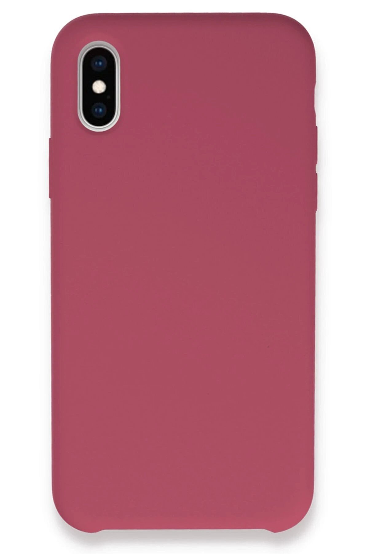 CepteToptan iPhone XS Max Kılıf Lansman Legant Silikon - Fuşya - DROPX5963-7176