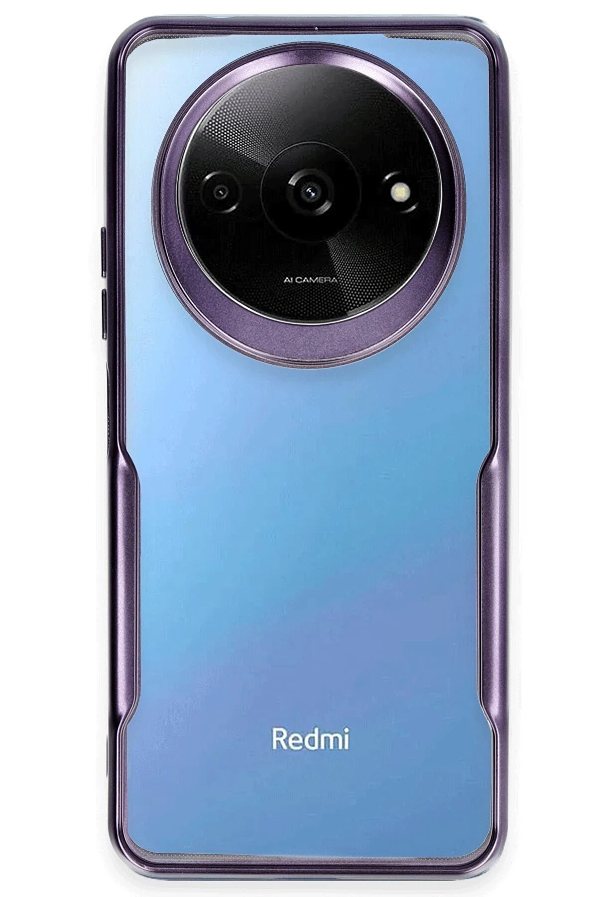 CepteToptan Xiaomi Redmi A3 4G Kılıf Boyi Silikon Kapak - Derin Mor - DROPX3627-4121