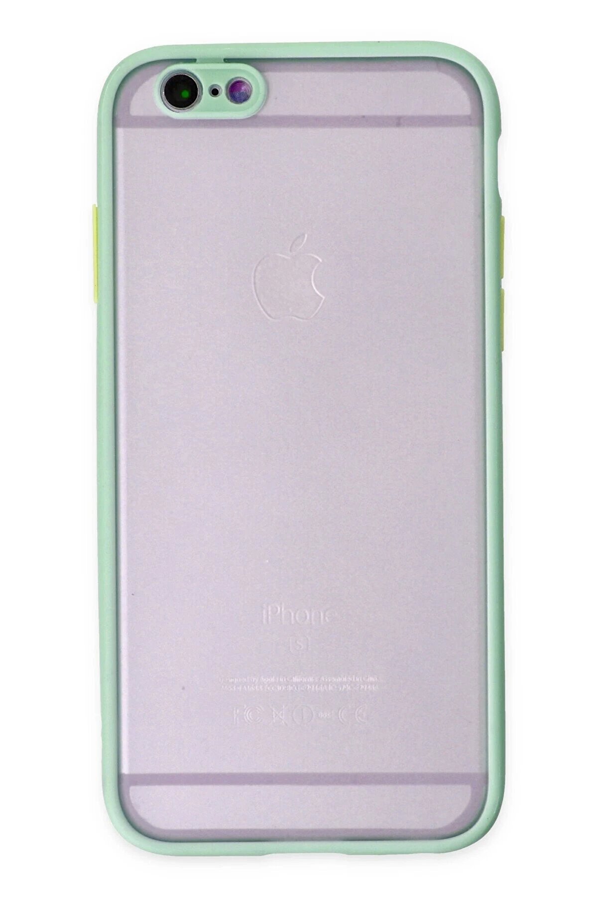 CepteToptan iPhone 6 Kılıf Montreal Silikon Kapak - Turkuaz - DROPX9506-5400