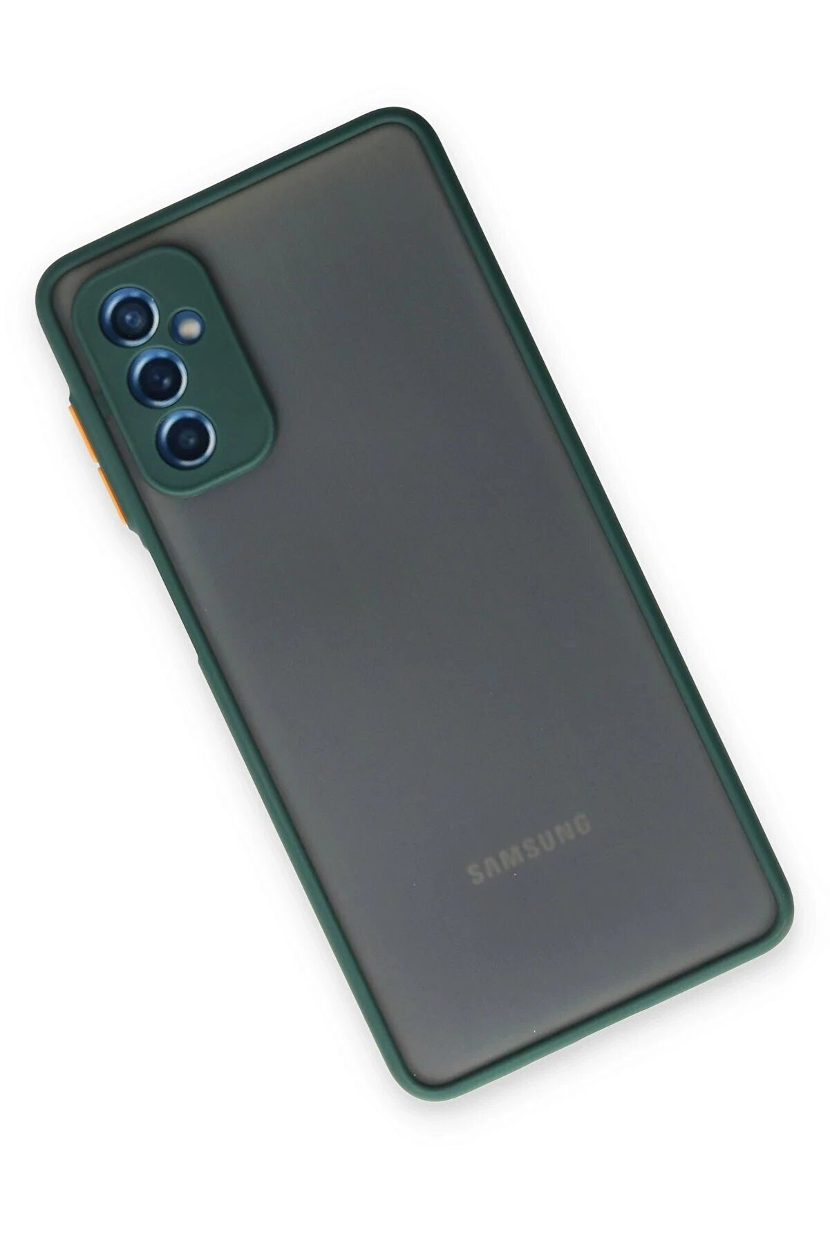 Samsung Galaxy M52 5G Kılıf Montreal Si̇li̇kon Kapak - Yeşi̇l - Dropx3008-1245