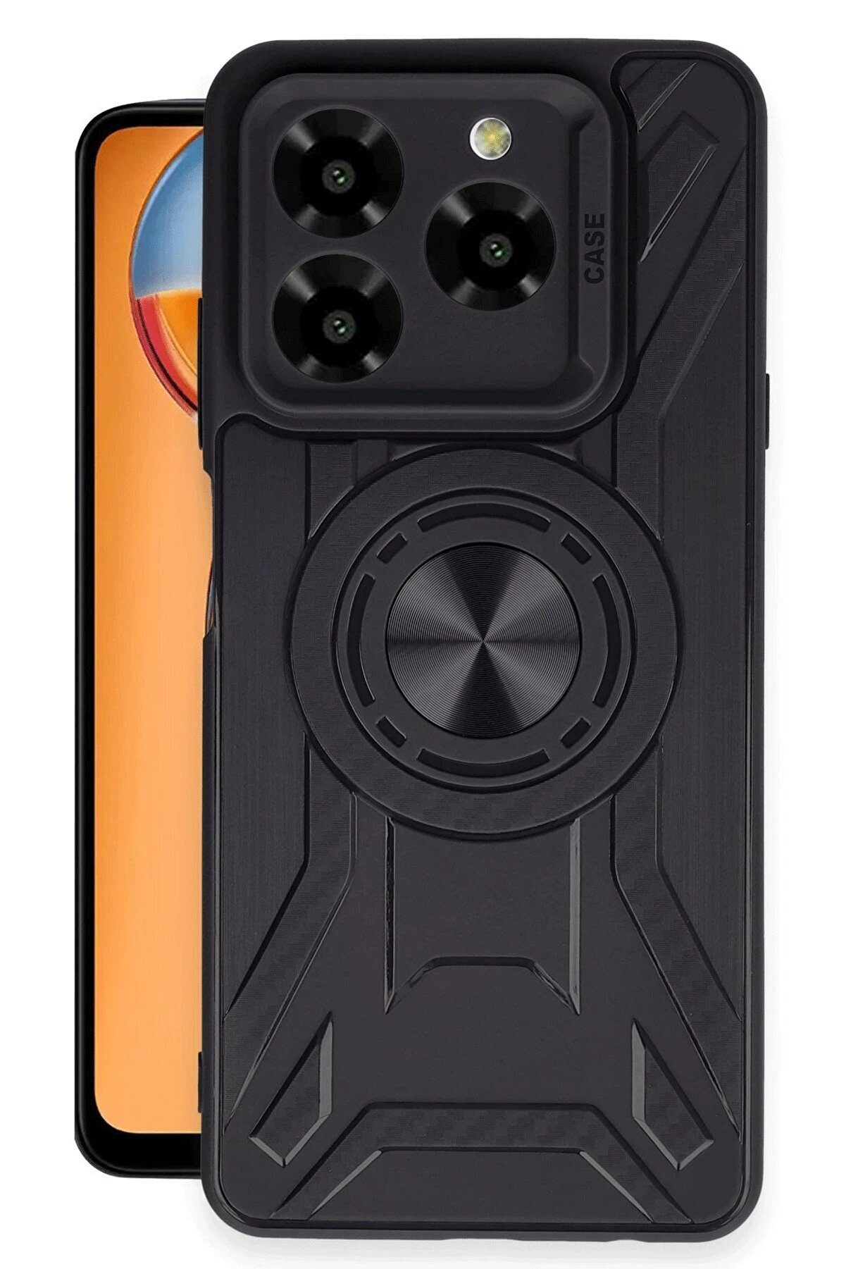 CepteToptan General Mobile Era 50 Kılıf Lincoln Silikon - Siyah - DROPX8549-5232