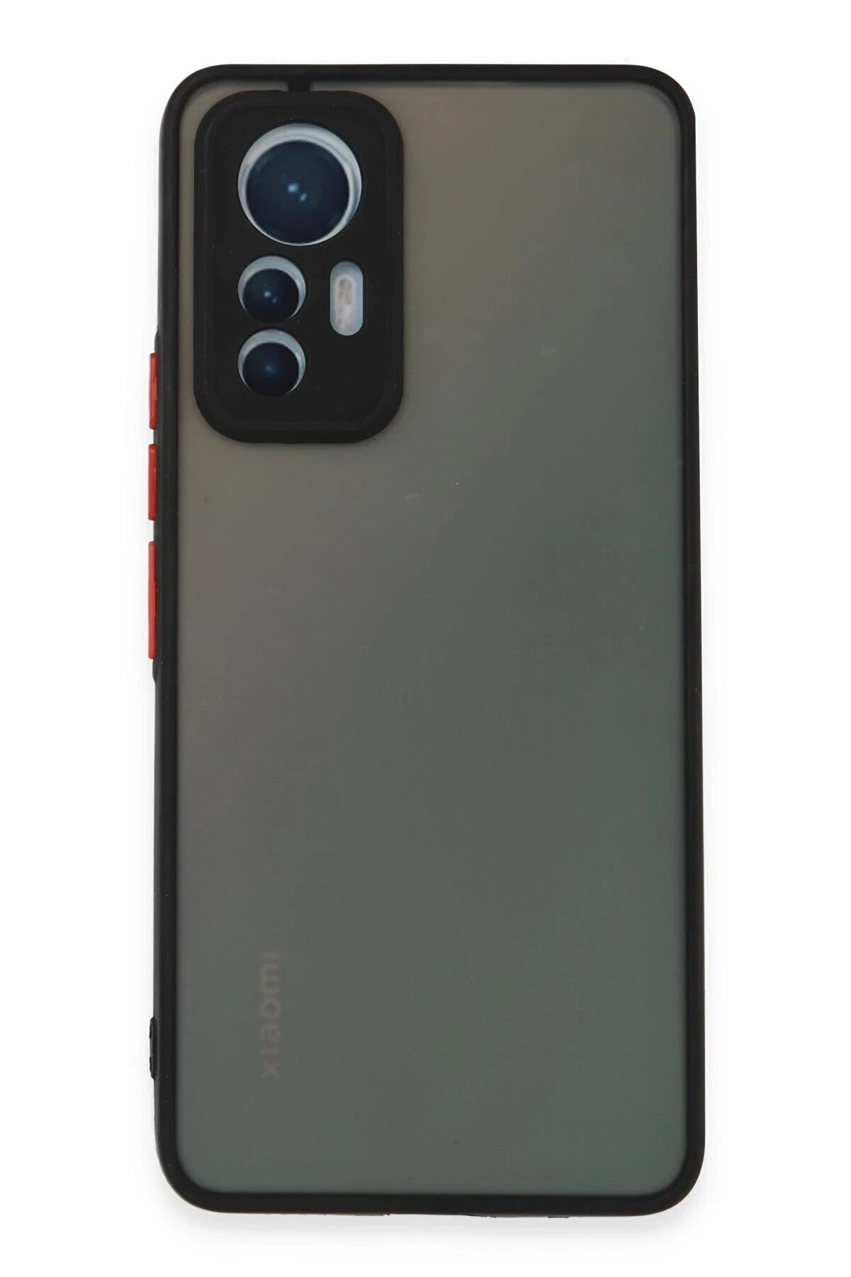 CepteToptan Xiaomi Mi 12 Lite Kılıf Montreal Silikon Kapak - Siyah - DROPX8262-3527