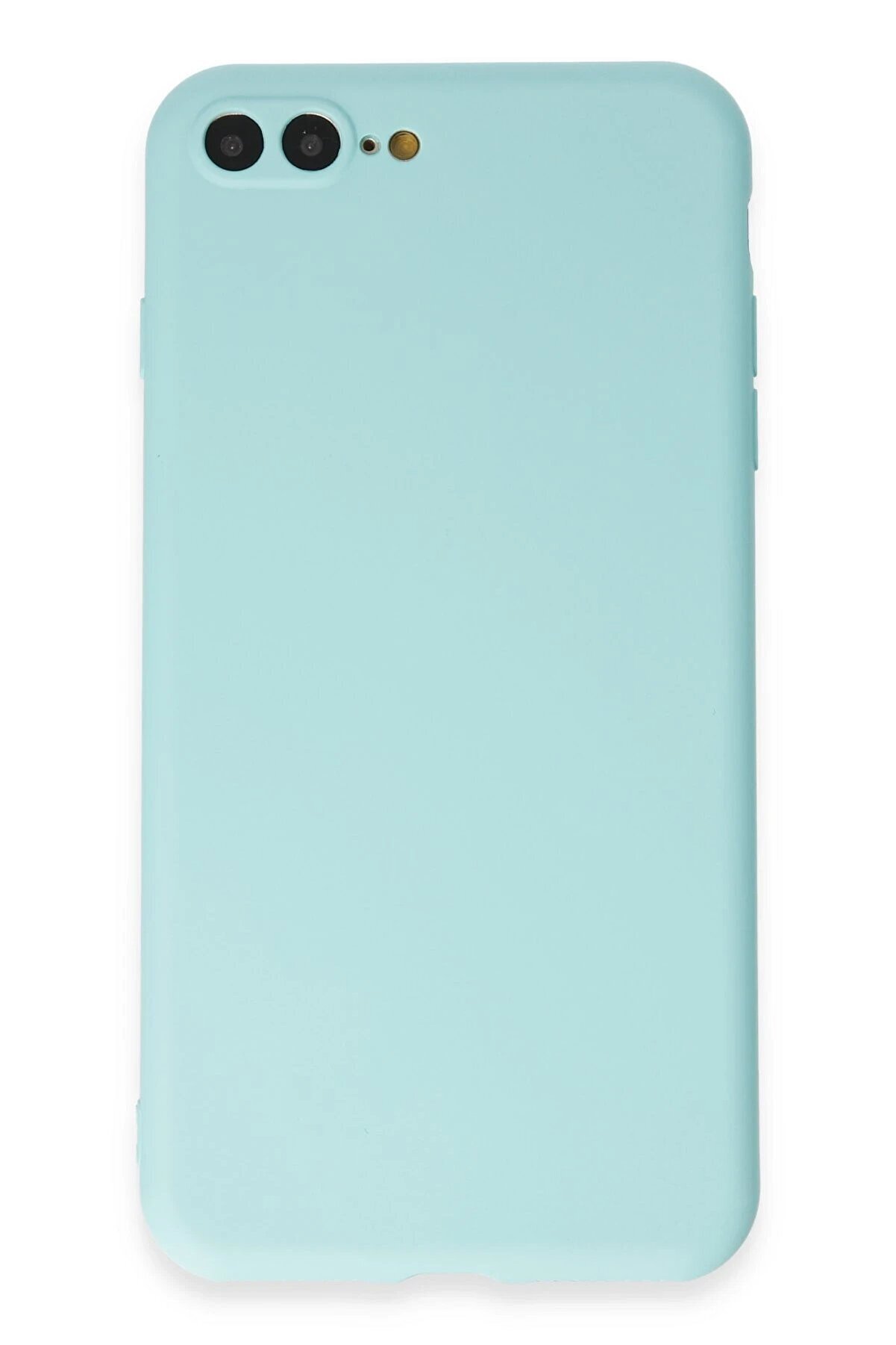 CepteToptan iPhone 7 Plus Kılıf First Silikon - Turkuaz - DROPX1147-4506
