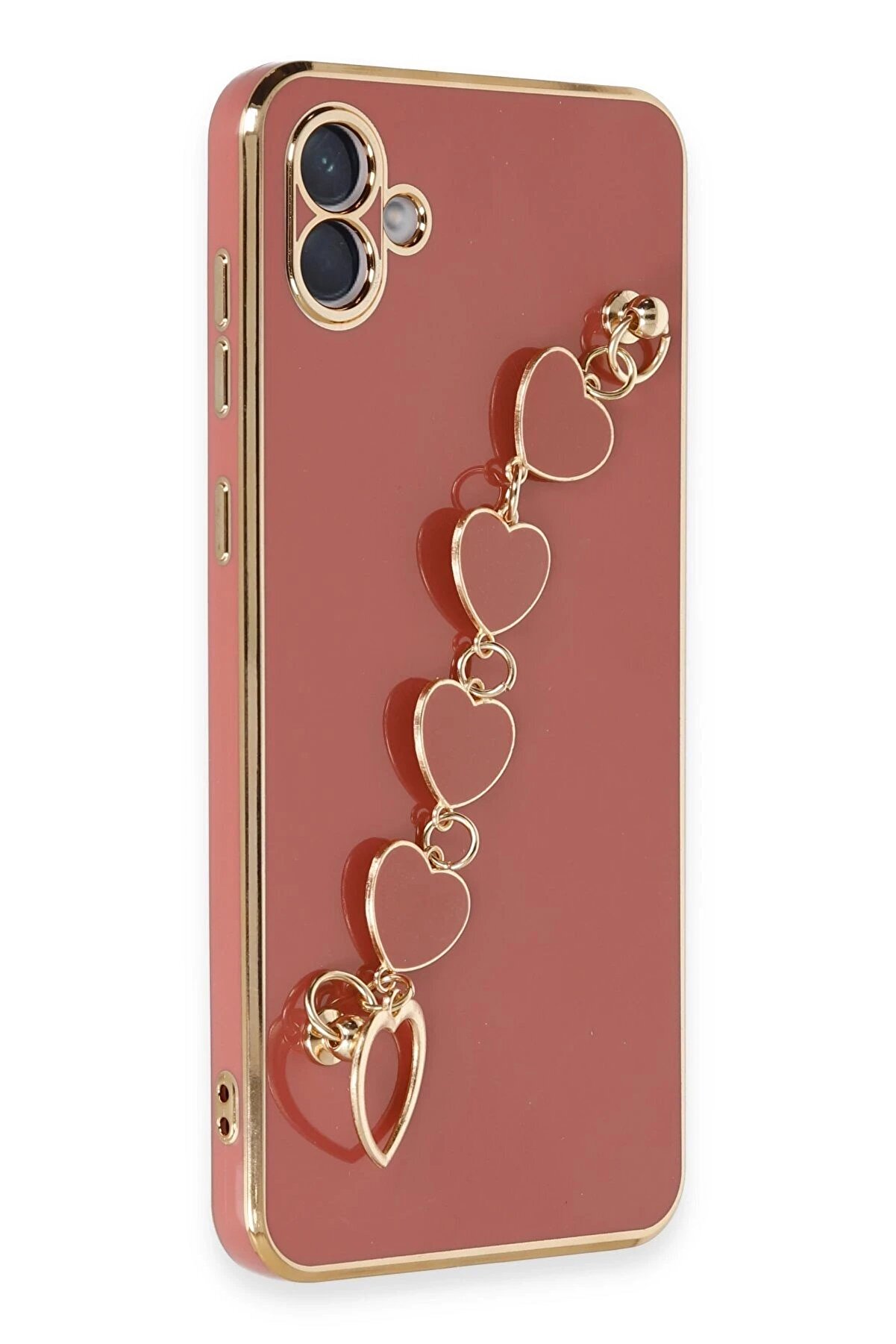 Samsung Galaxy A04 Kılıf Esi̇la Si̇li̇kon - Kırmızı - Dropx8251-4004