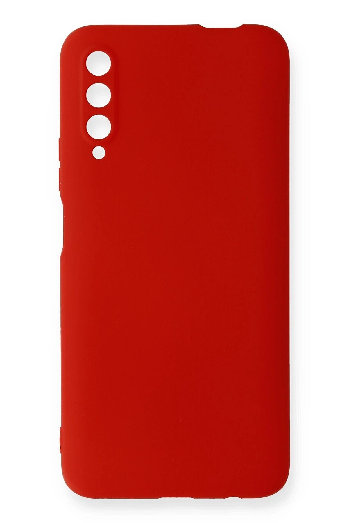 CepteToptan Huawei P Smart Pro / Y9S Kılıf First Silikon - Kırmızı - DROPX1214-3031