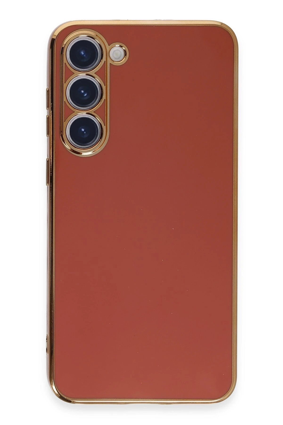 CepteToptan Samsung Galaxy S23 Kılıf Volet Silikon - Kırmızı - DROPX7474-1619