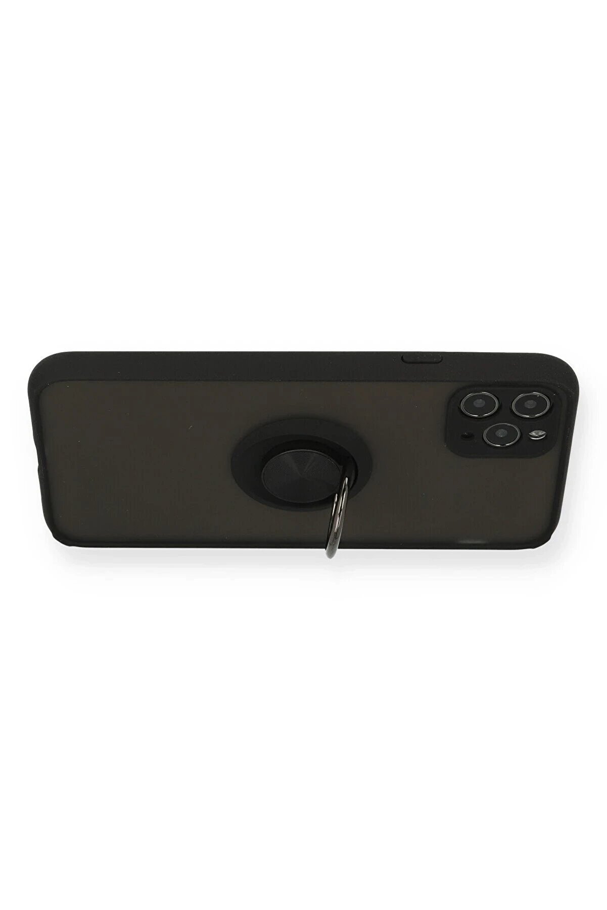 İphone 11 Pro Kılıf Montreal Y&uuml;z&uuml;kl&uuml; Si̇li̇kon Kapak - Si̇yah - Dropx5554-6932