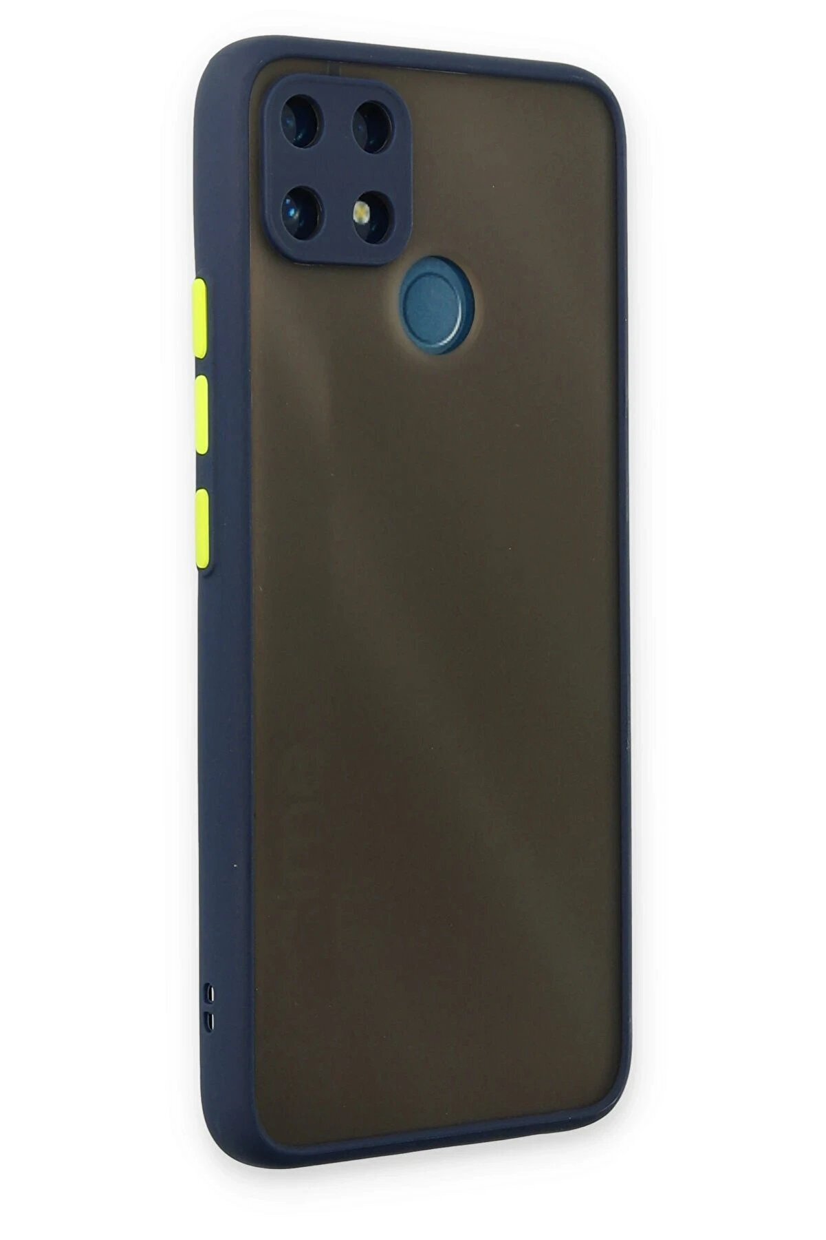 Realme C25 Kılıf Montreal Si̇li̇kon Kapak - Laci̇vert - Dropx6904-3802