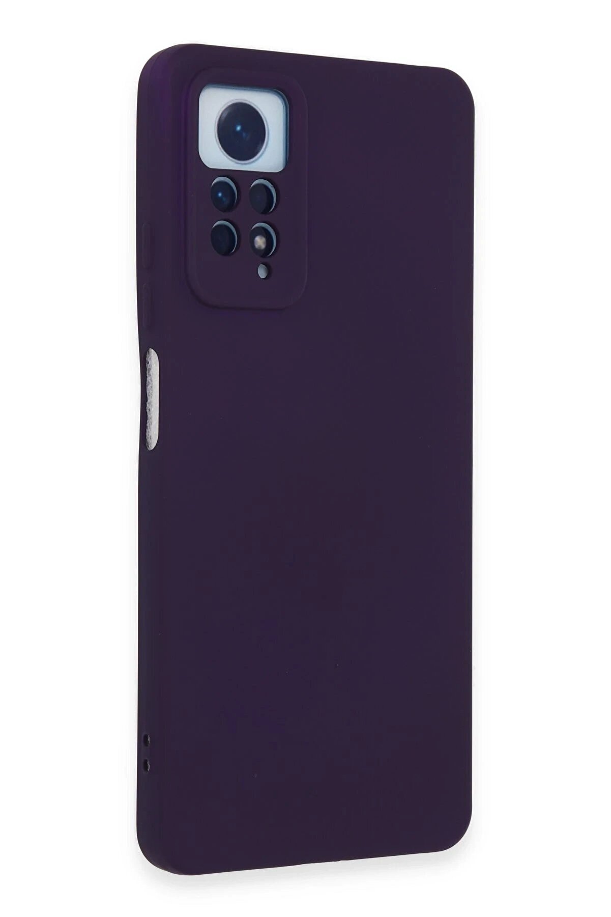 Xi̇aomi̇ Redmi̇ Note 12 Pro 4G Kılıf Nano İçi̇ Kadi̇fe Si̇li̇kon - Mor - Dropx6818-9547