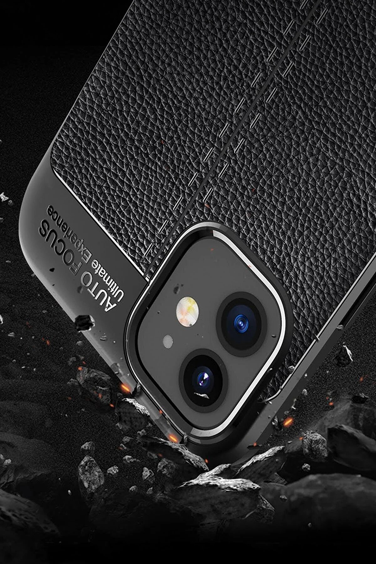 İphone 12 Mi̇ni̇ Kılıf Auto Focus Kapak - Kırmızı - Dropx6179-7350