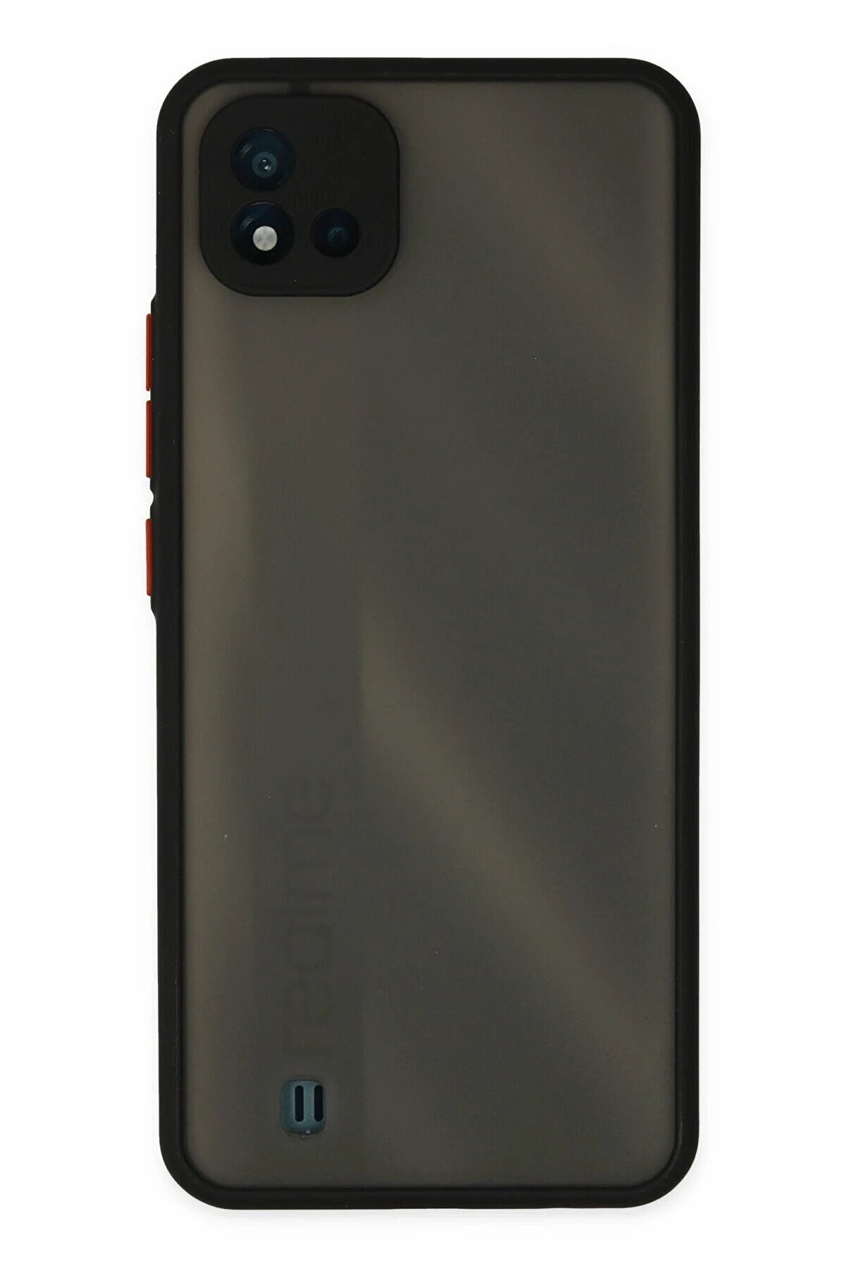 CepteToptan Realme C11 2021 Kılıf Montreal Silikon Kapak - Siyah - DROPX5951-4546